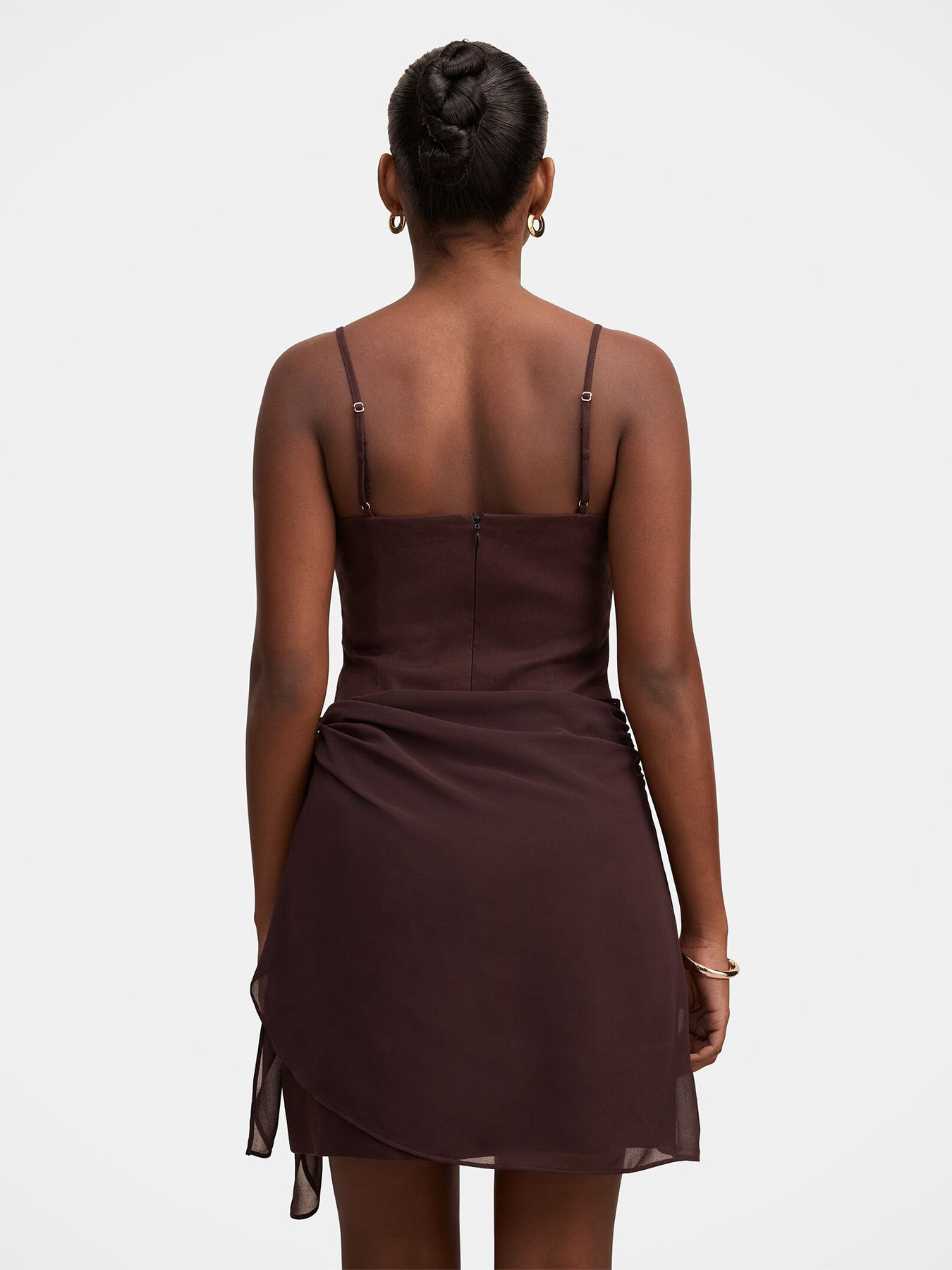 Sienna Petite Linen Sarong Mini Dress
