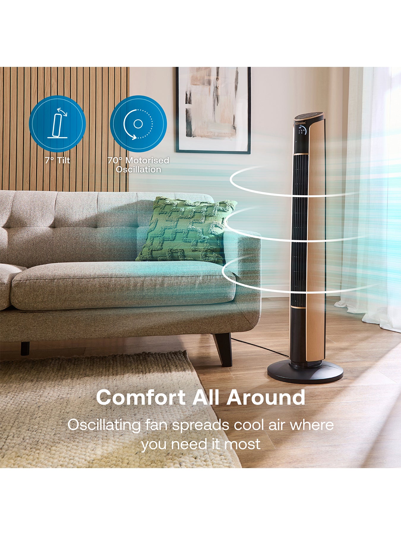 Ion Fresh Ionising Cooling Tower Fan Bronze