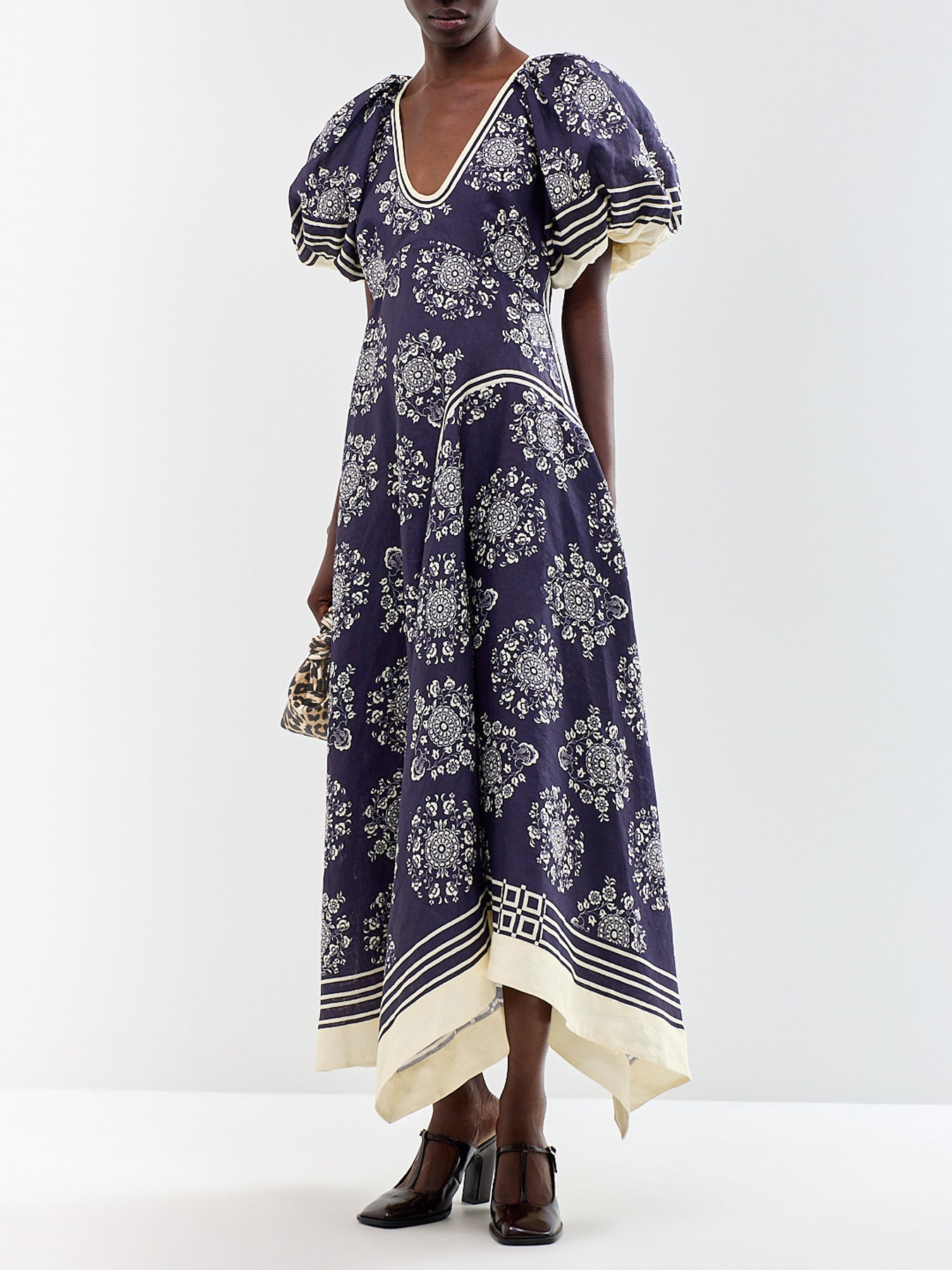 Banderra European Linen Midi Dress