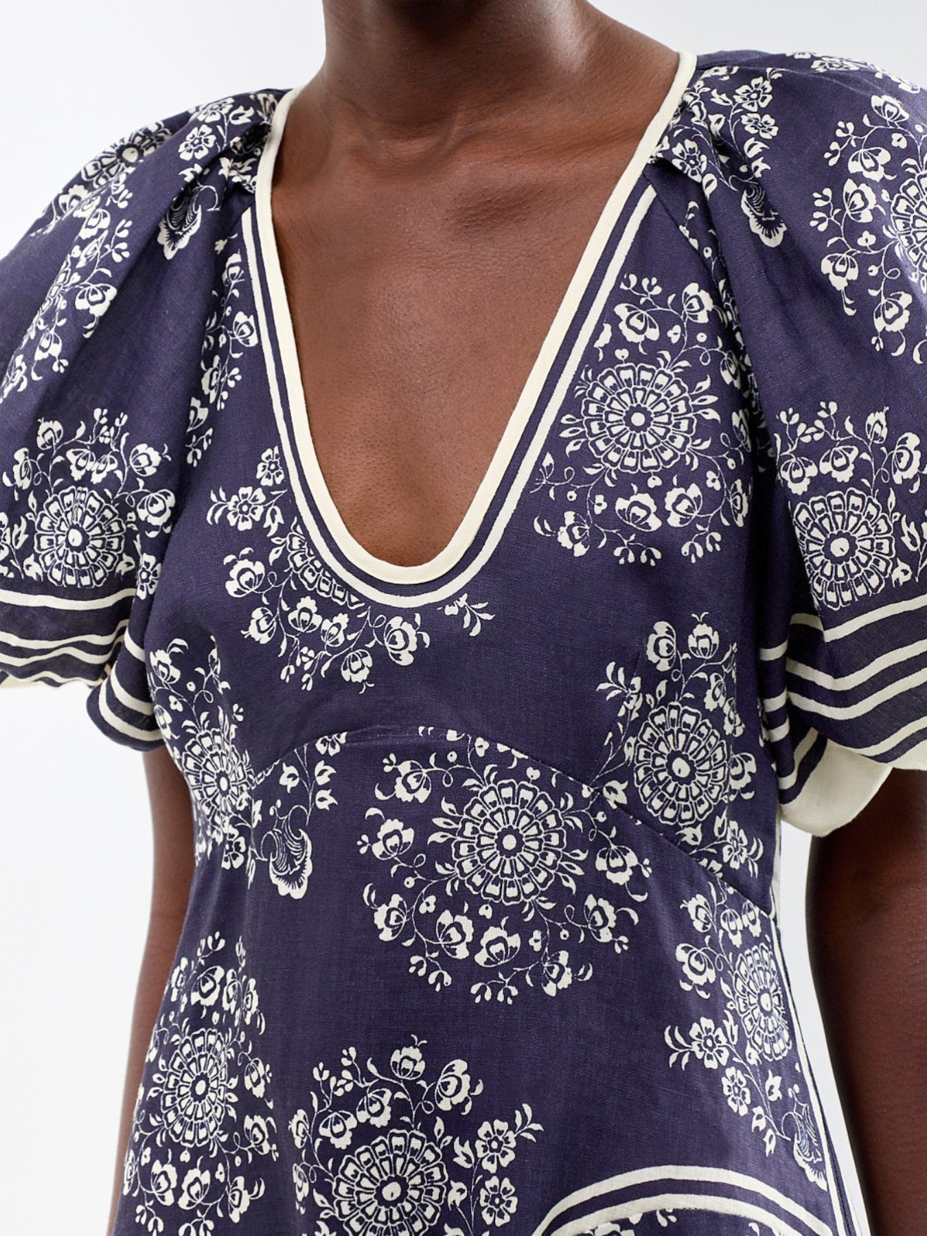 Banderra European Linen Midi Dress