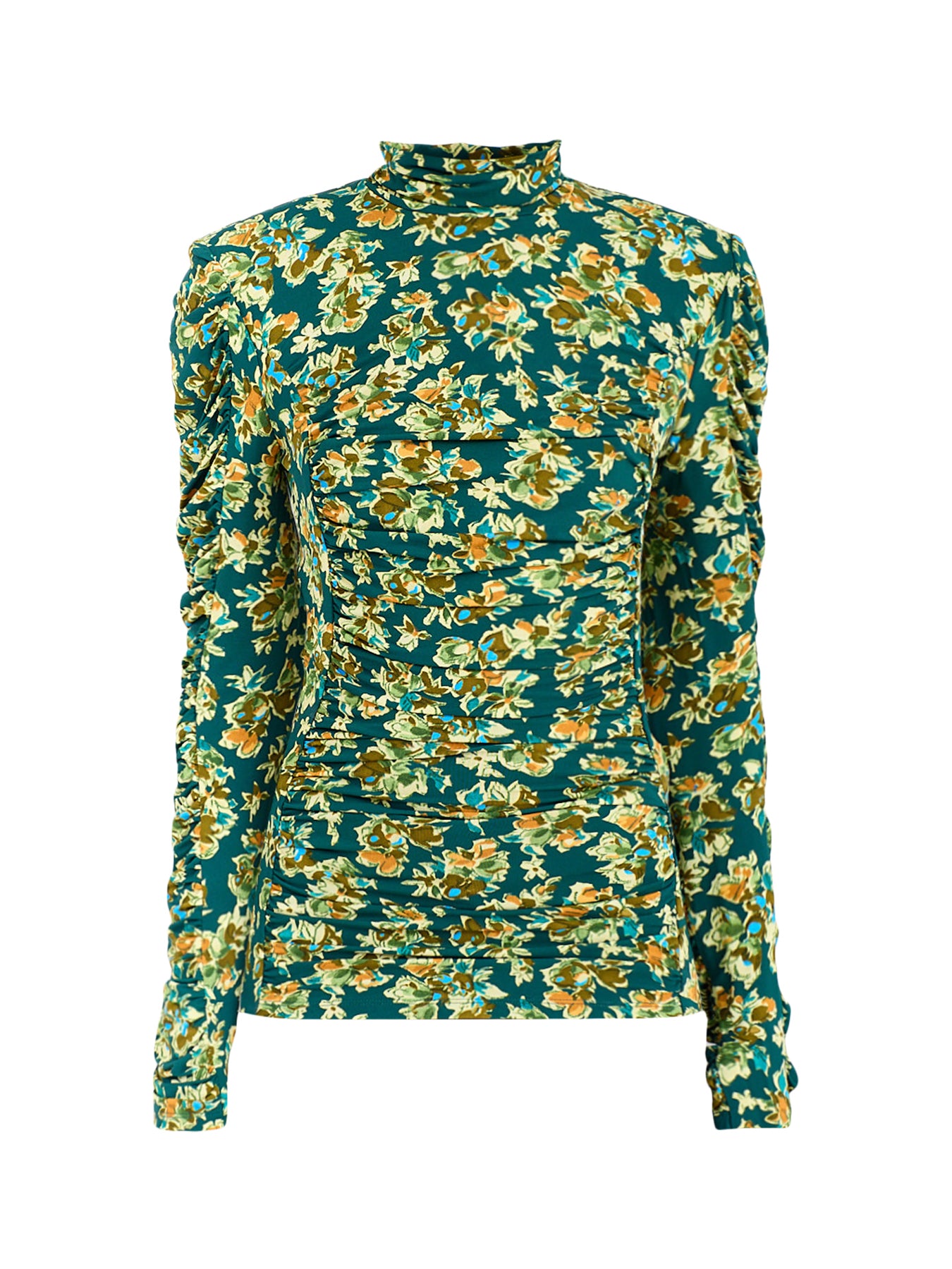 Clem Recycled Viscose Ruched Top