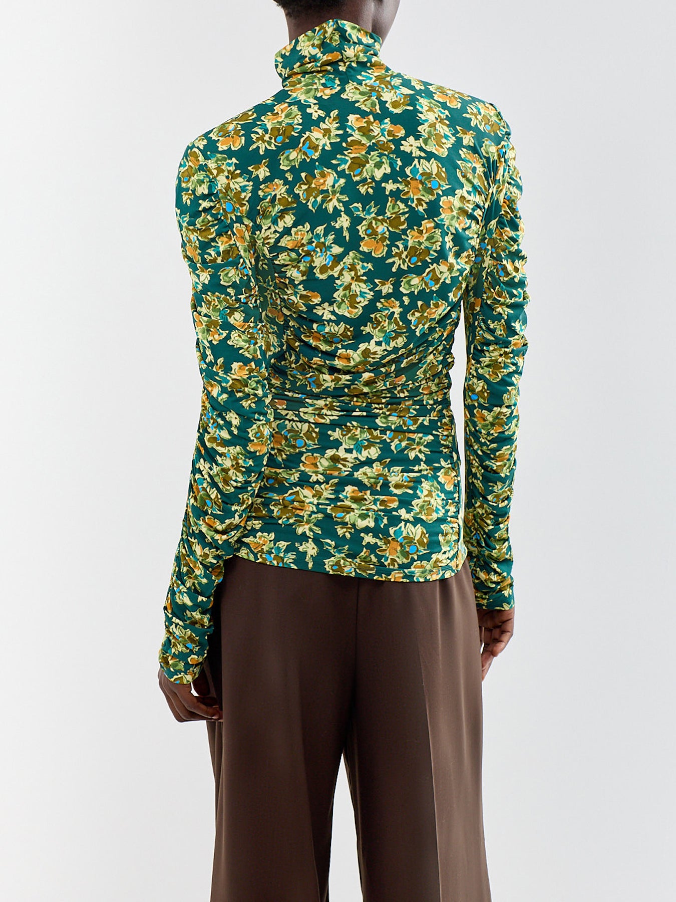 Clem Recycled Viscose Ruched Top