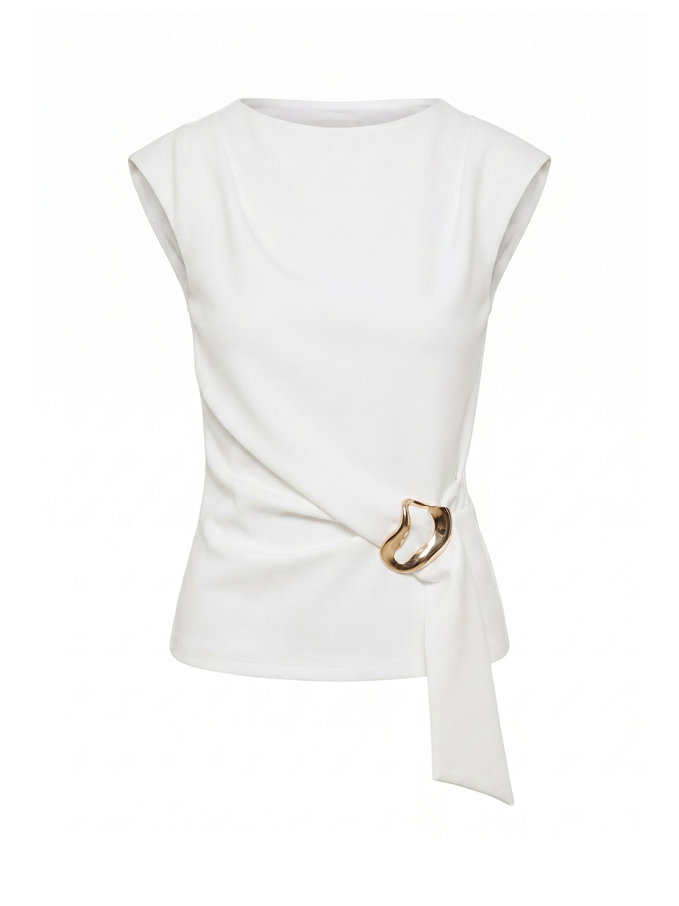 Serena Hardware Detail Blouse White