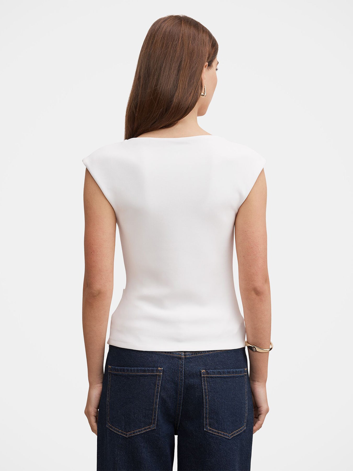 Serena Hardware Detail Blouse White