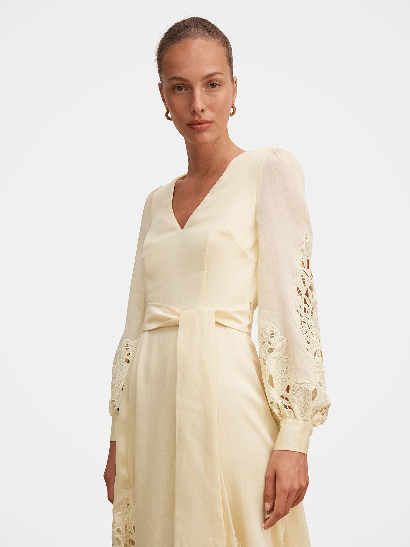 Ashlee Embroidered Long Sleeve Maxi Dress