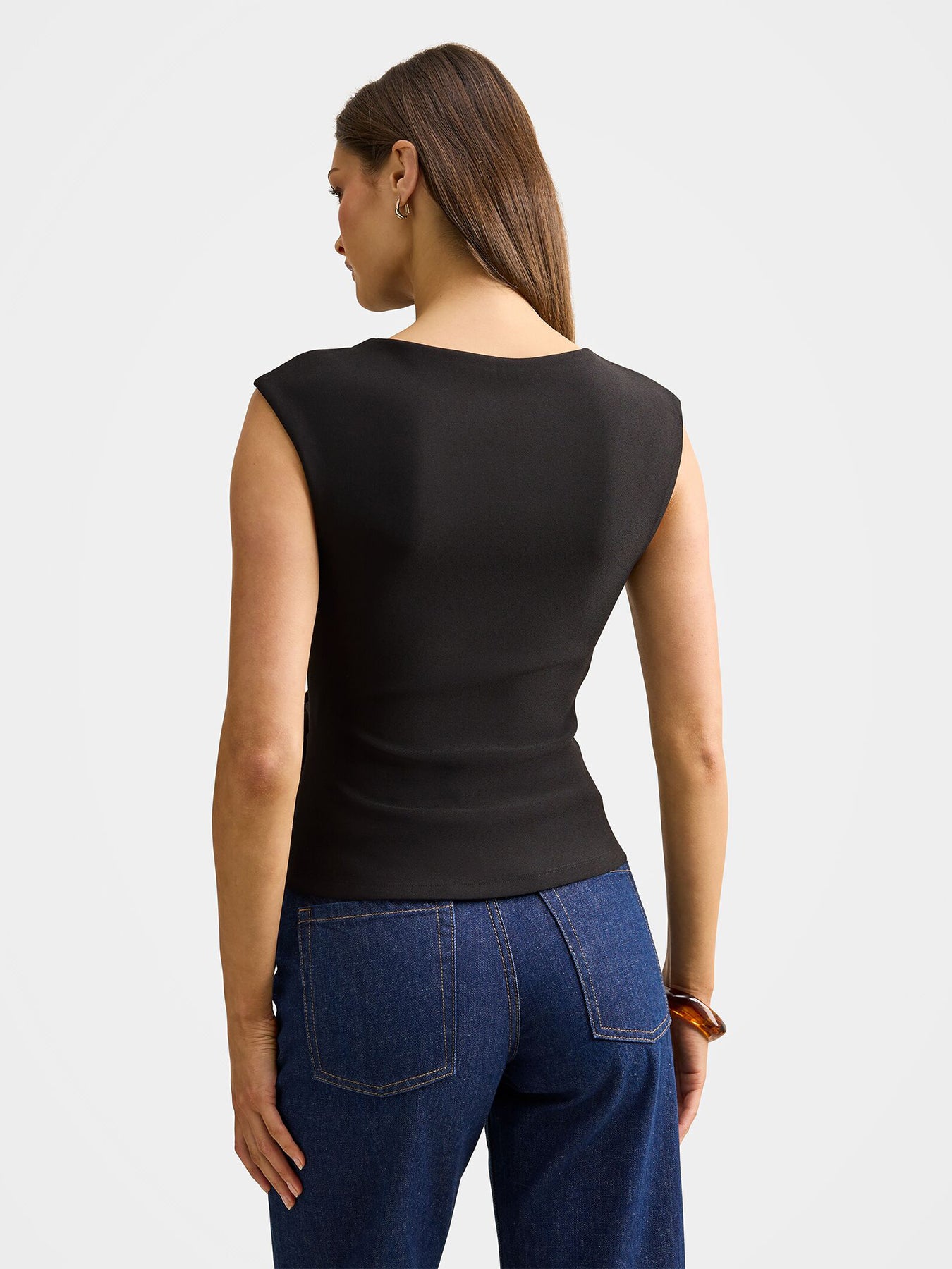 Serena Hardware Detail Blouse Black