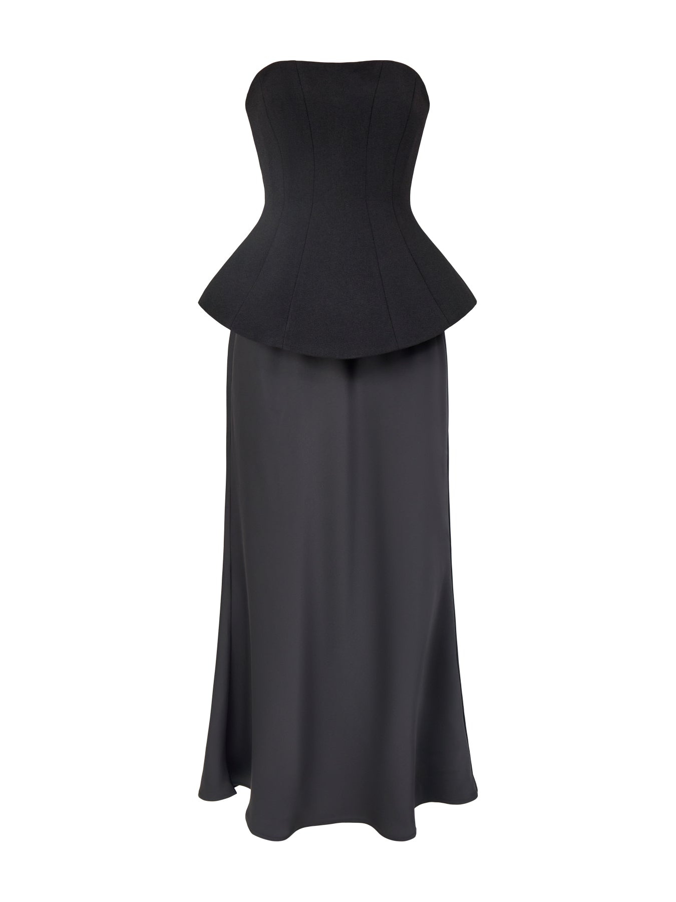 Ohio Maxi Strapless Dress Black