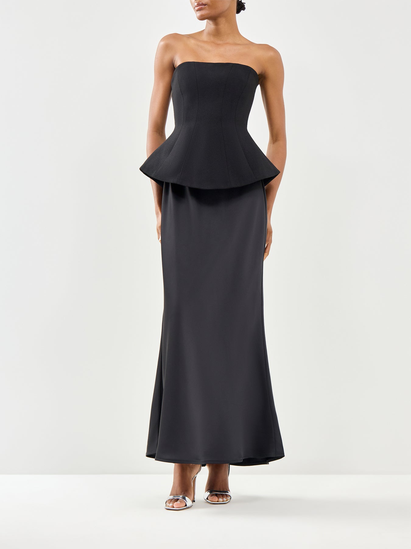 Ohio Maxi Strapless Dress Black