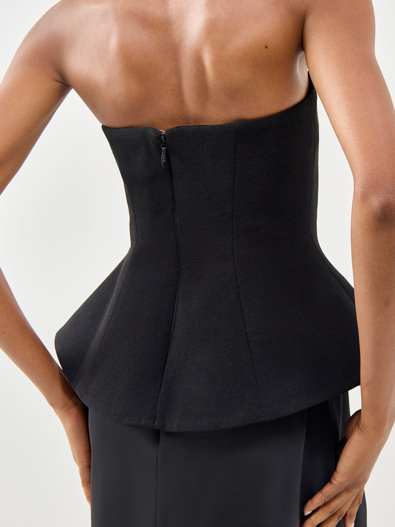 Ohio Maxi Strapless Dress Black