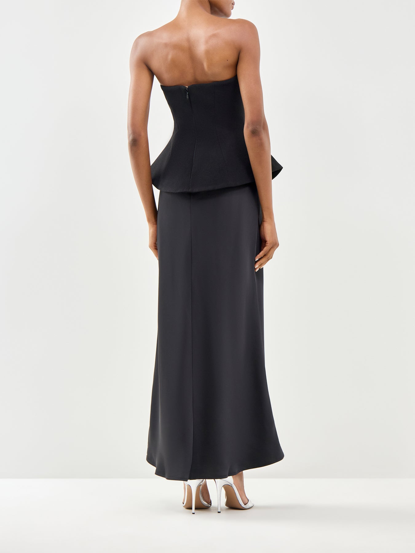 Ohio Maxi Strapless Dress Black