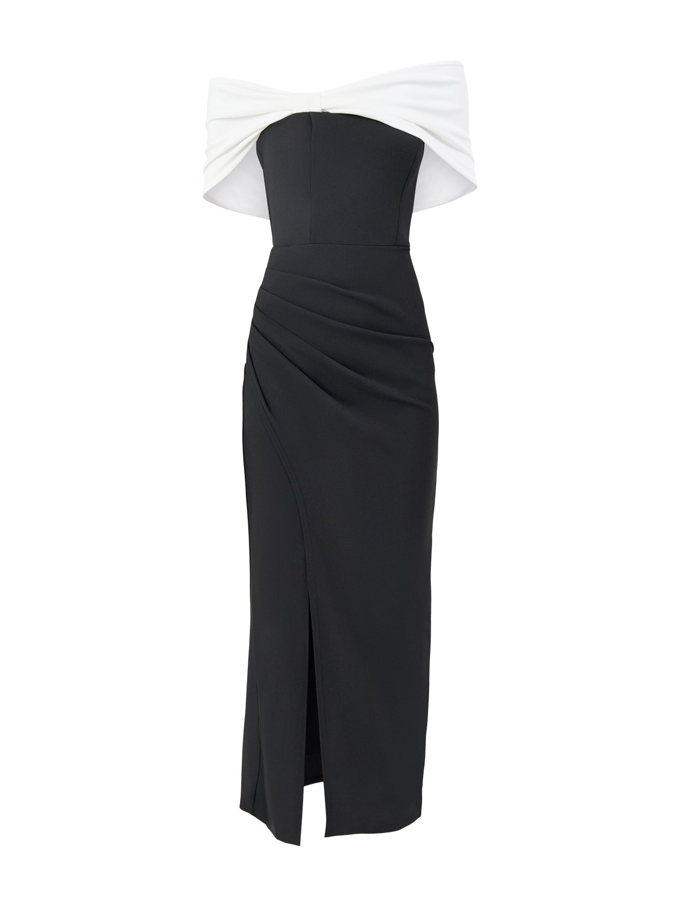 Eva Off The Shoulder Maxi Dress Black