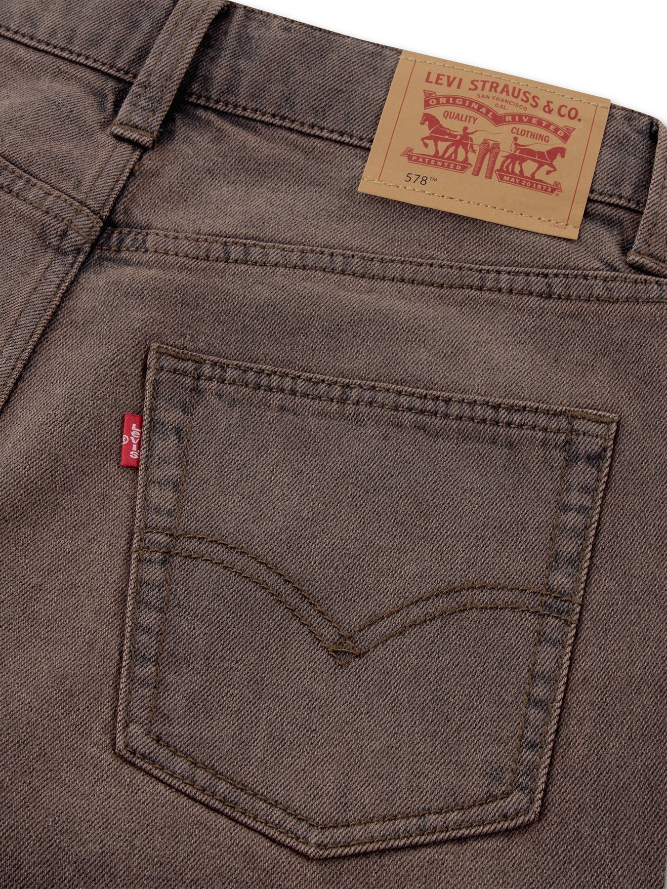Boys 578 Baggy Jeans Brown