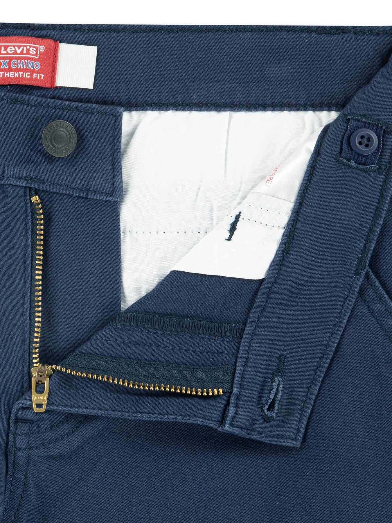 Boys XX Relaxed Straight Chinos Blue