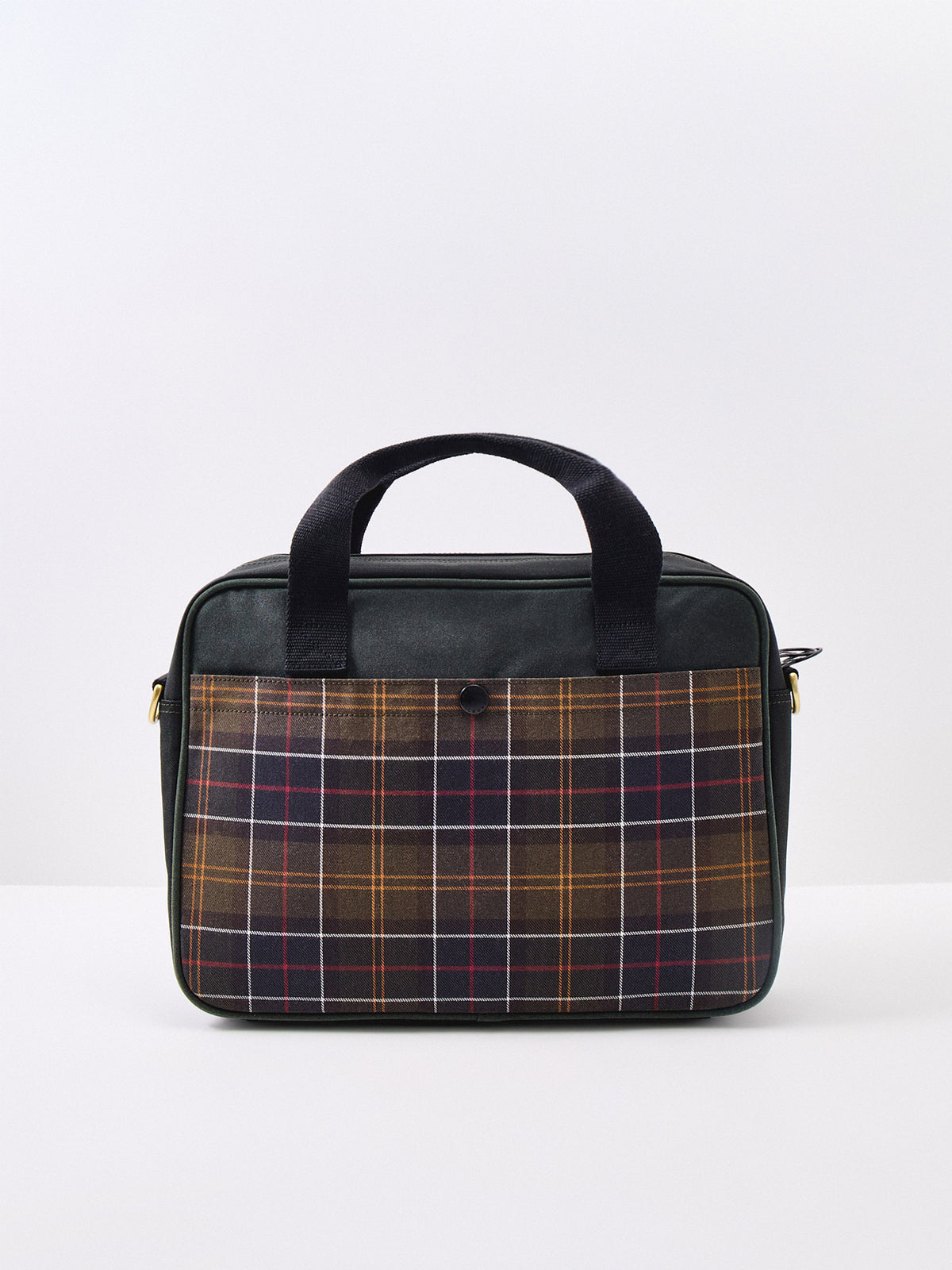 Waxed Cotton Field Laptop Crossbody Bag