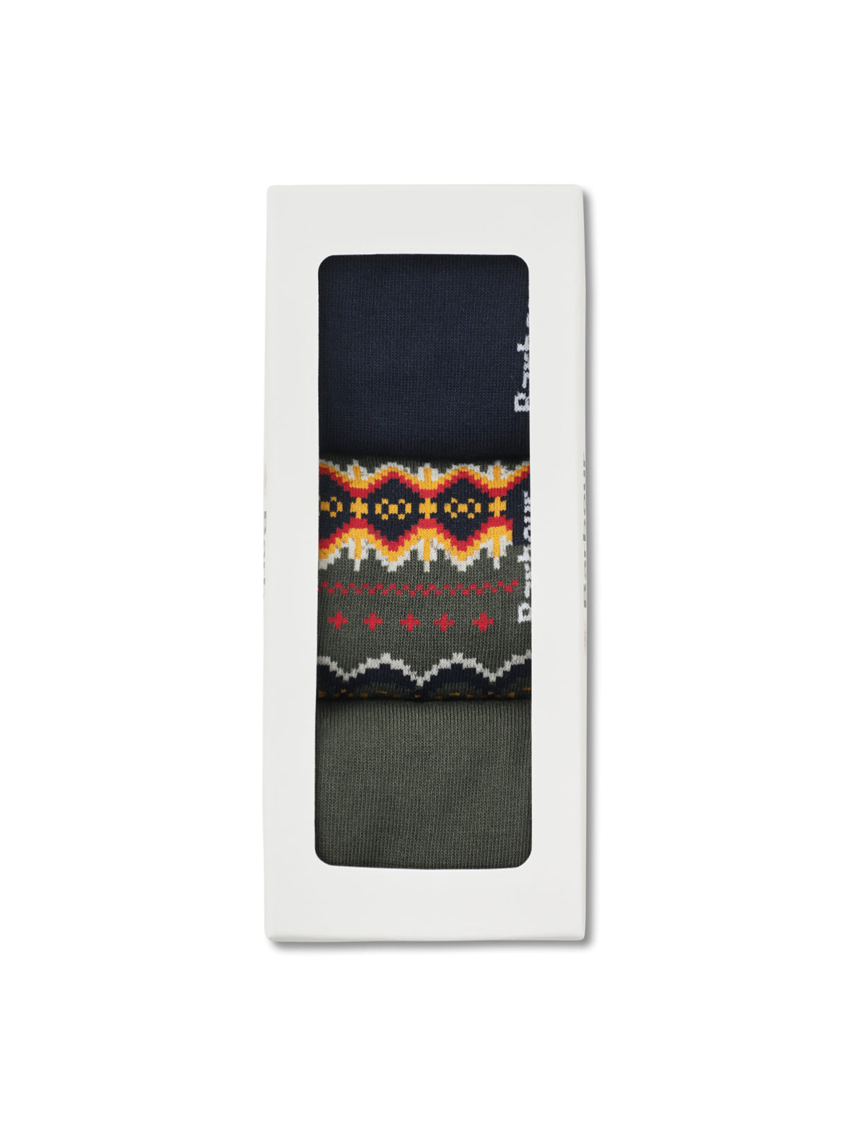 Case Fair Isle Cotton Sock Gift Box - Classic Tartan