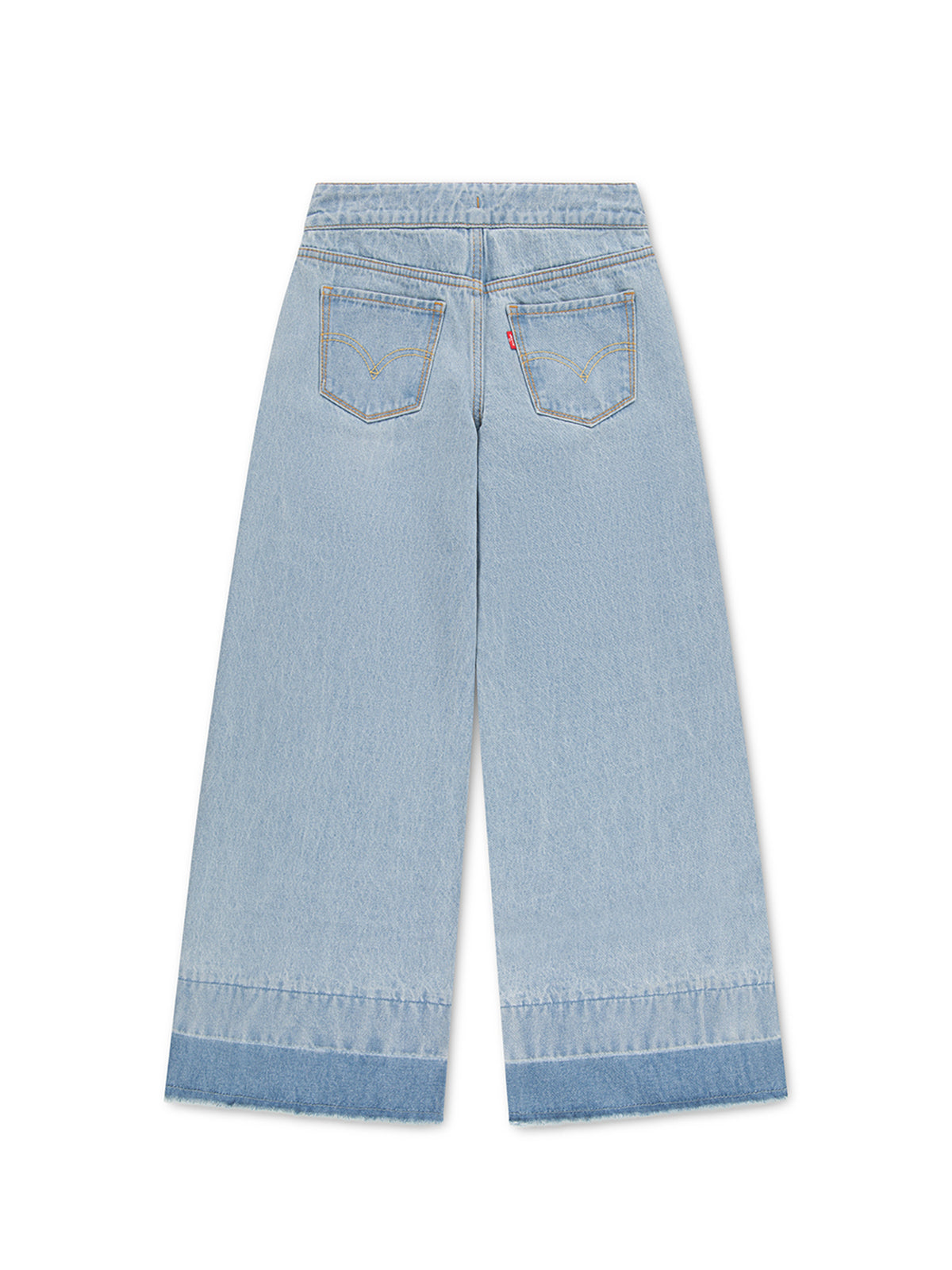 Cotton High-Rise Baggy Jeans With Braid Detail