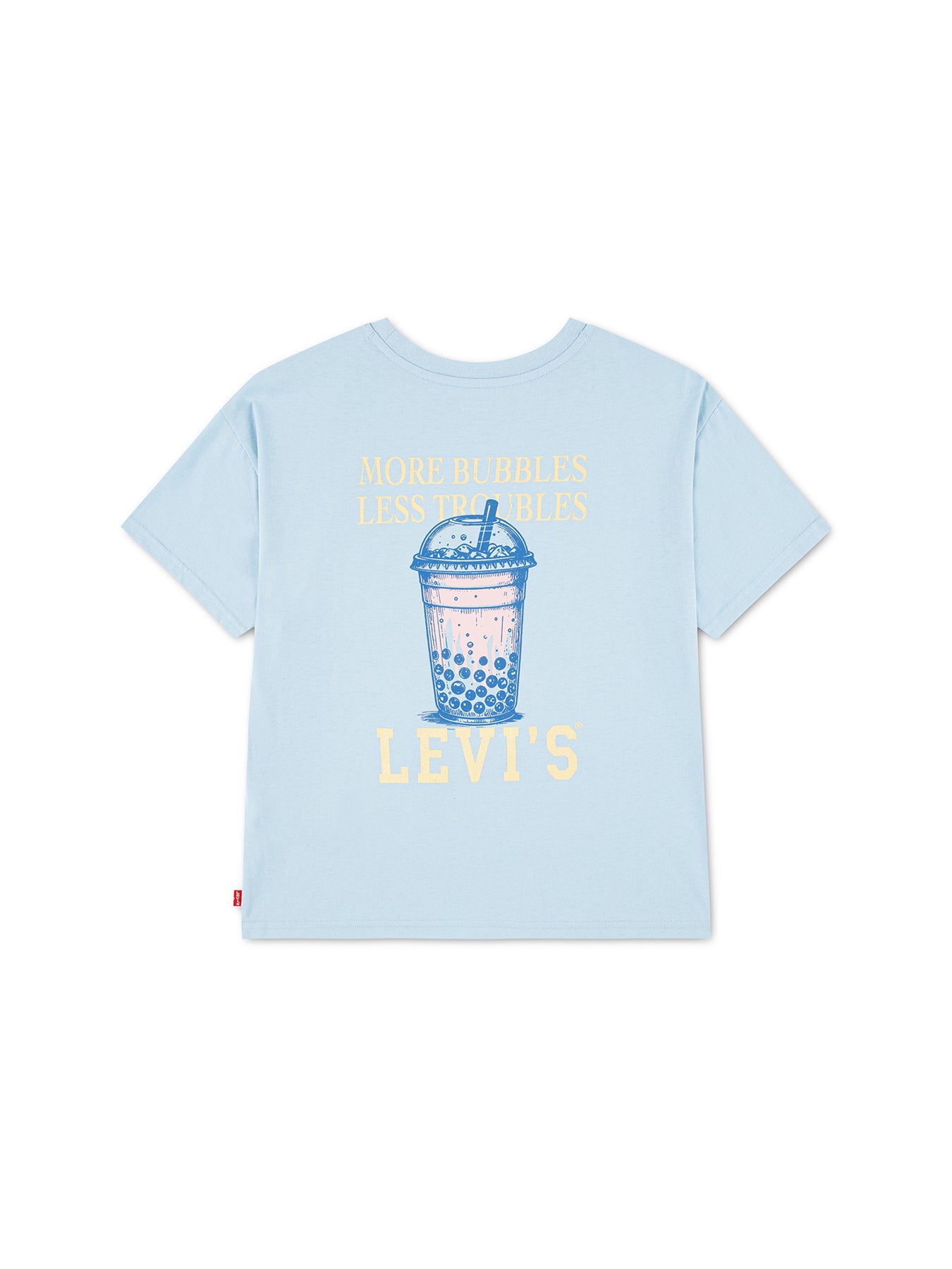 Boba Oversized Cotton-Blend T-Shirt Blue
