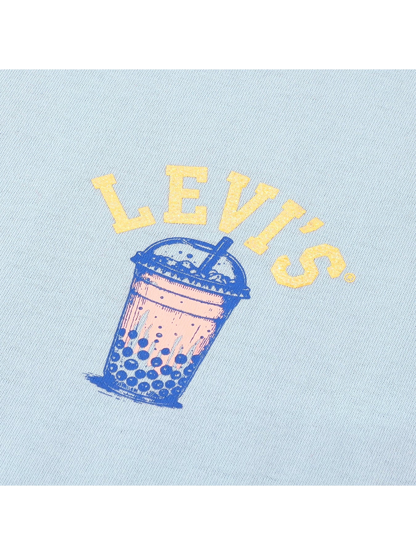 Boba Oversized Cotton-Blend T-Shirt Blue
