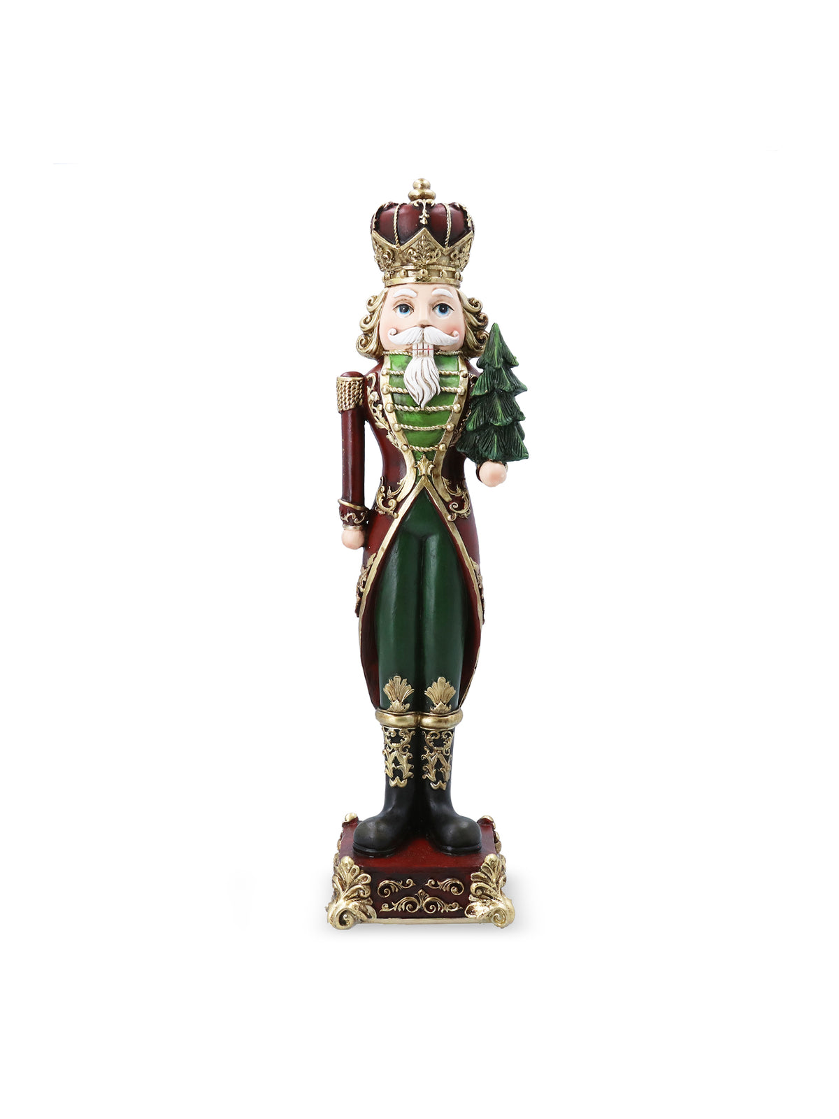 Nutcracker With Tree Christmas Ornament 41cm