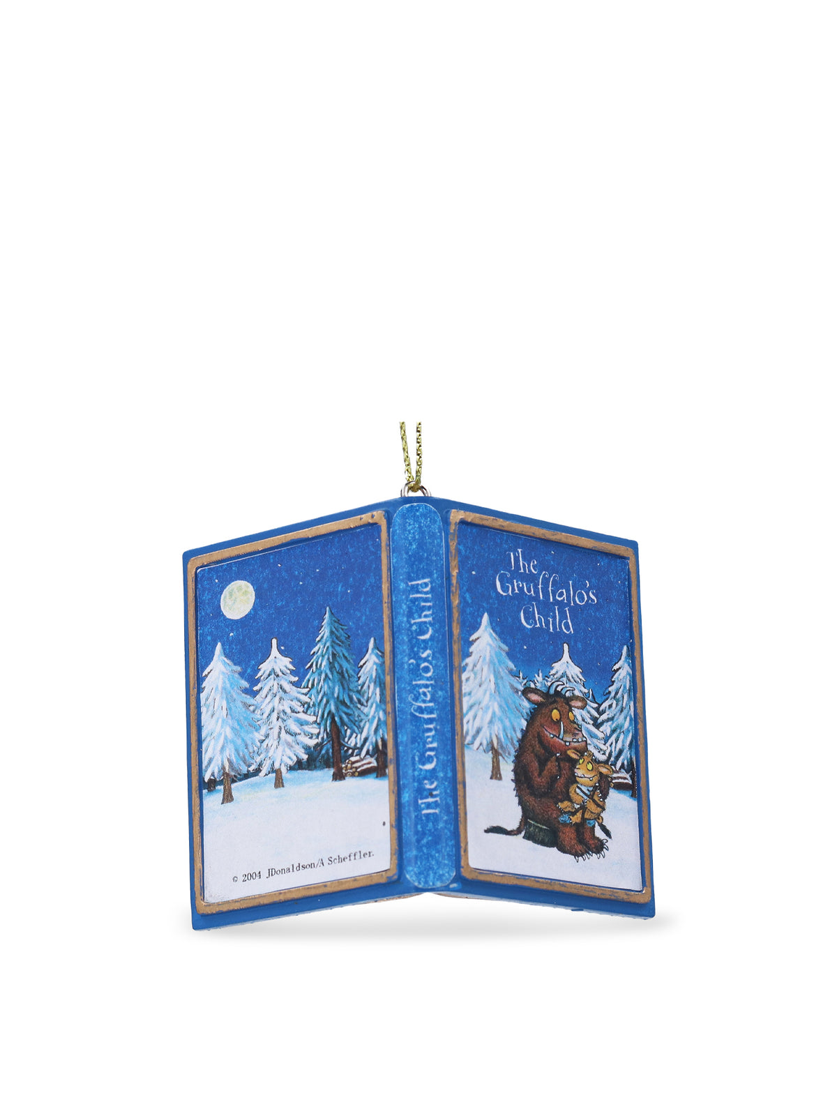 The Gruffalo Open Book Christmas Decoration 6cm