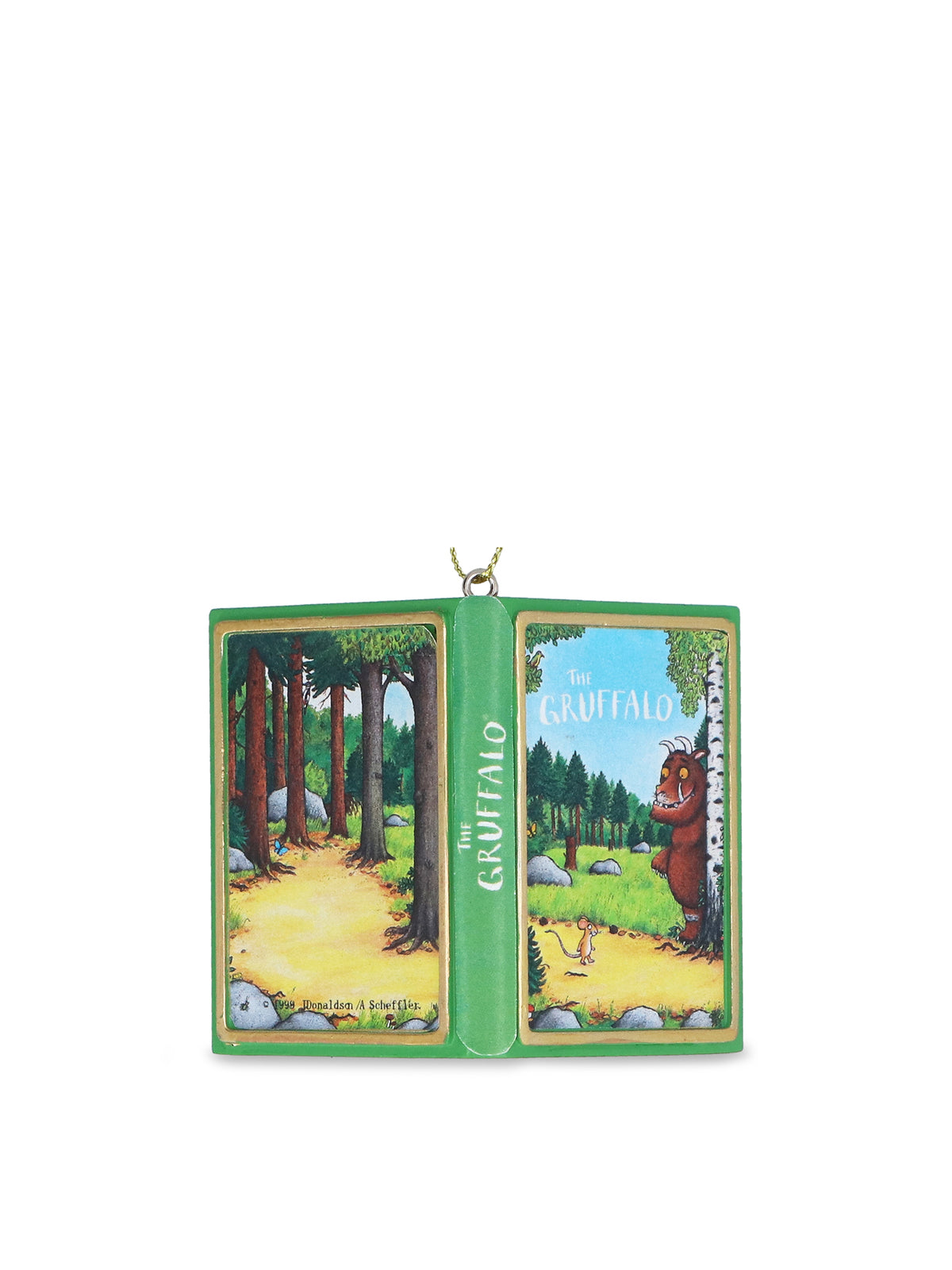 The Gruffalo Open Book Christmas Decoration 7cm
