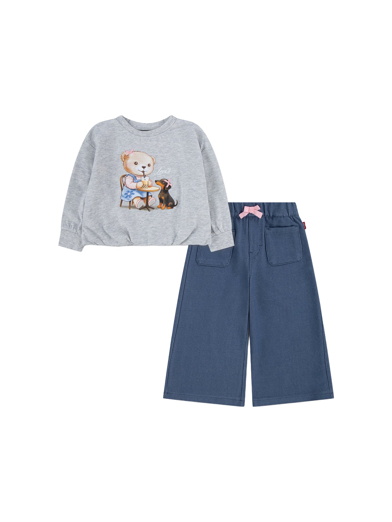 Baby Levi's Meet And Greet Top And Knit Bottom Set
