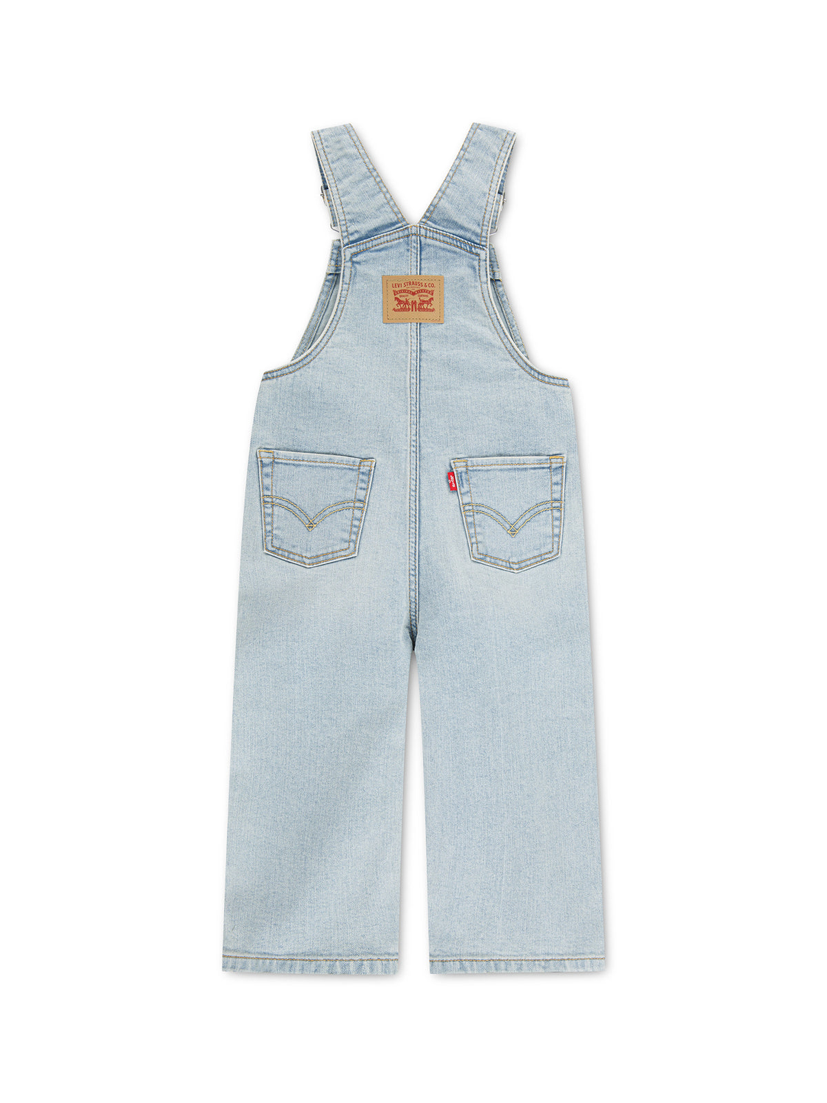 Kids' Baggy Cotton Blend Dungarees