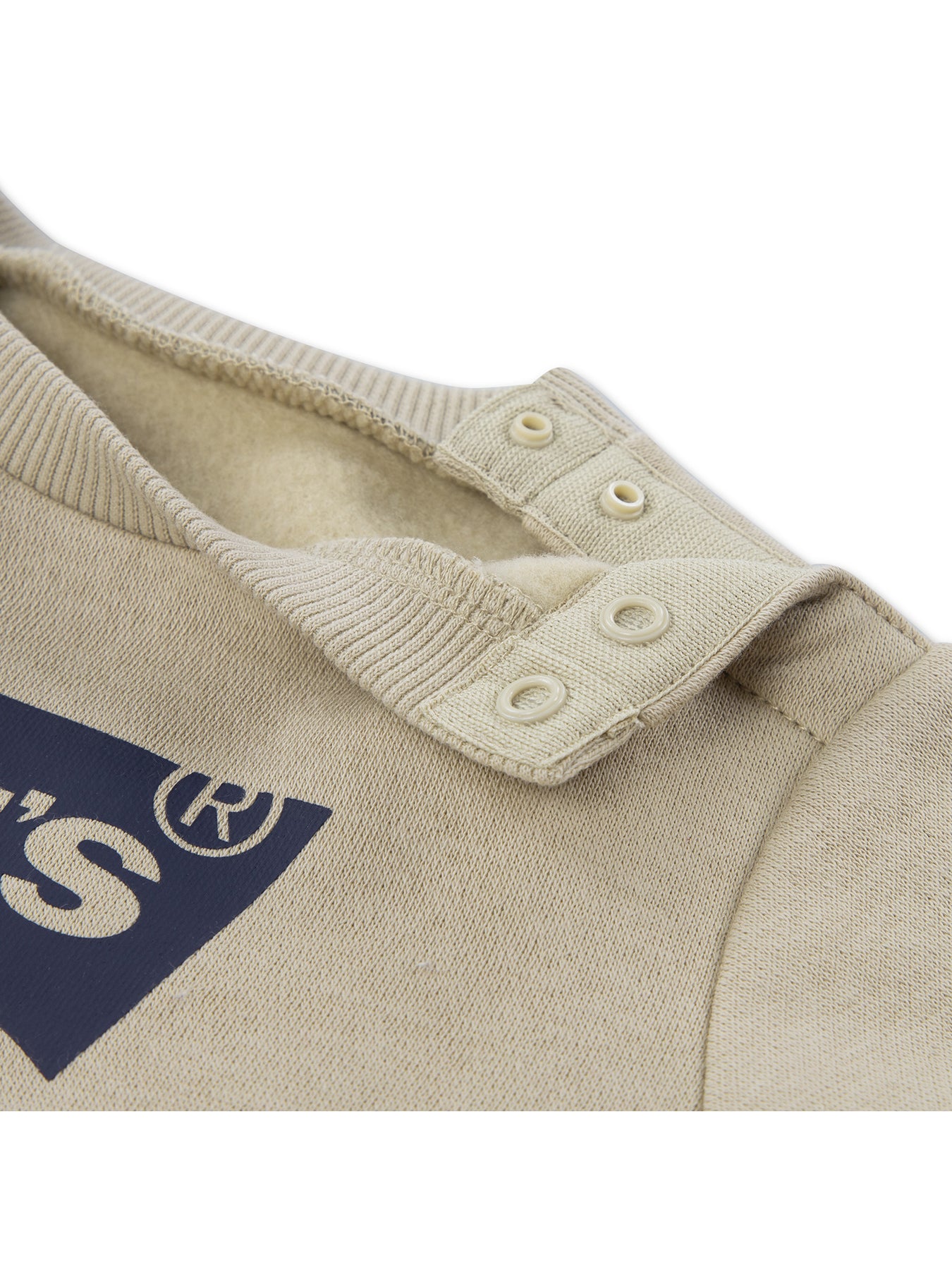 Baby Levi's Batwing Crew Sweatshirt Tan