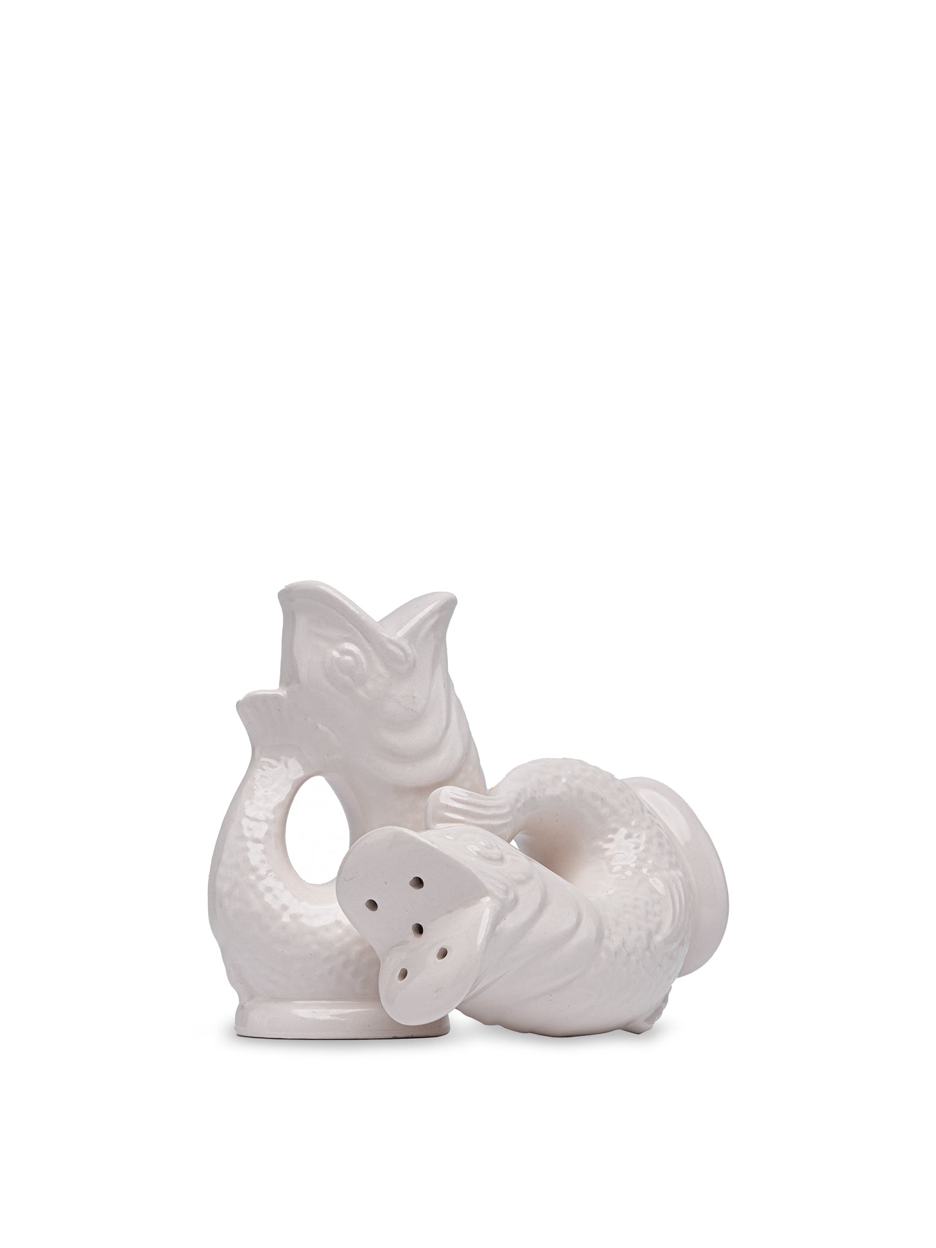 Gluggle Jug Salt & Pepper Shakers Cream