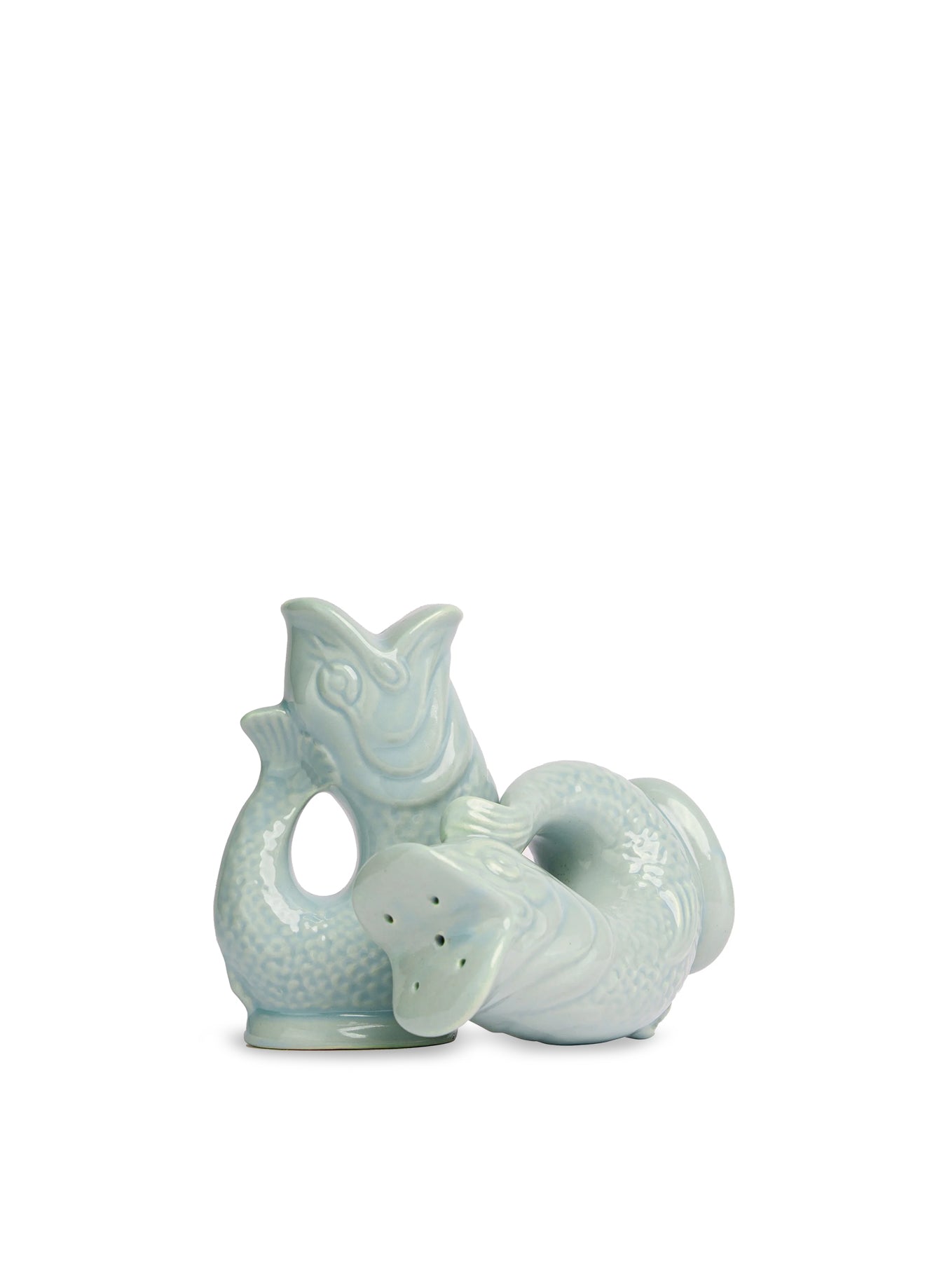 Gluggle Jug Salt & Pepper Shakers Eau de Nil