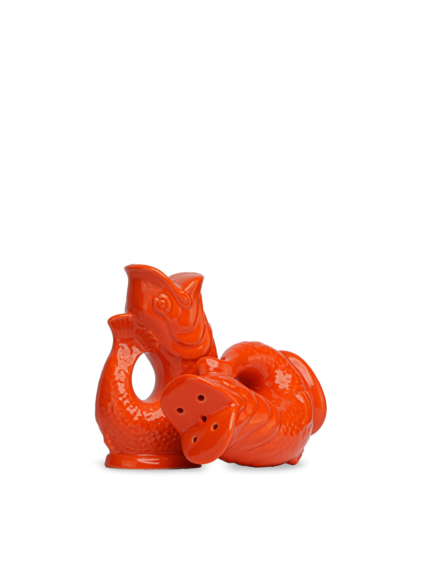Gluggle Jug Salt & Pepper Shakers Orange