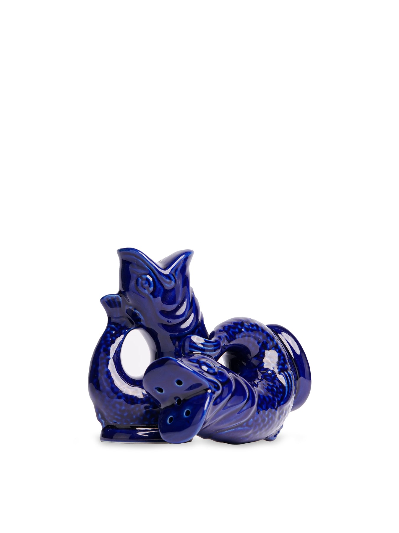 Gluggle Jug Salt & Pepper Shakers Cobalt Blue