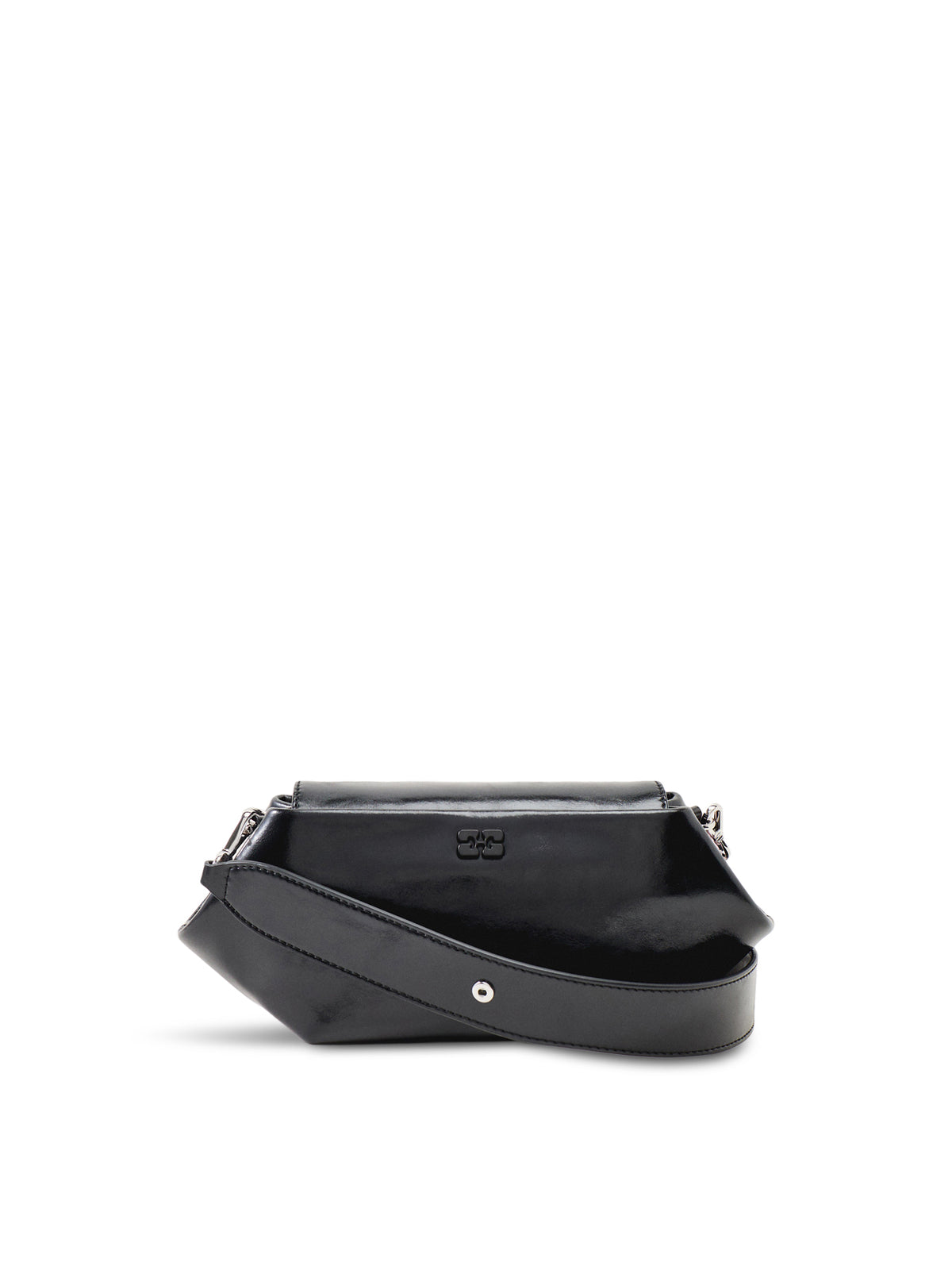 Recycled Leather Blend Bou East/West Box Shoulder Bag