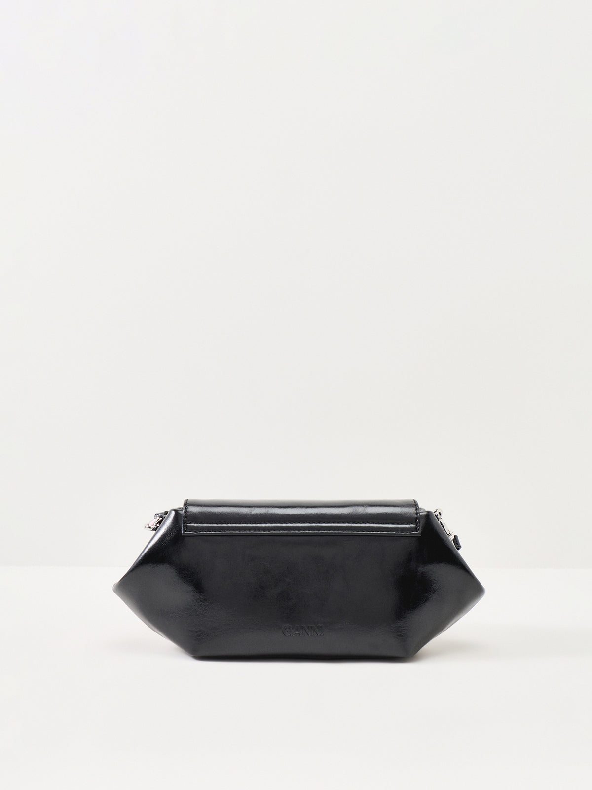 Recycled Leather Blend Bou East/West Box Shoulder Bag