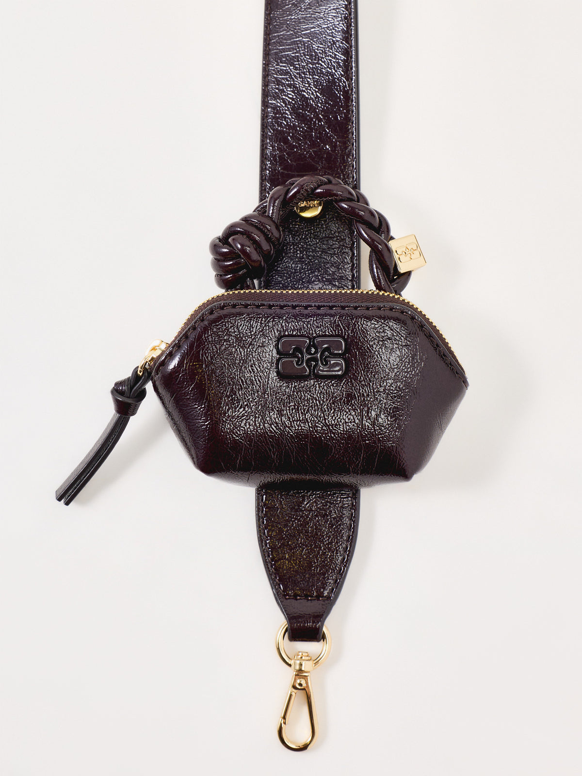 Bou East/West Deep Shine Shoulder Bag - Demitasse