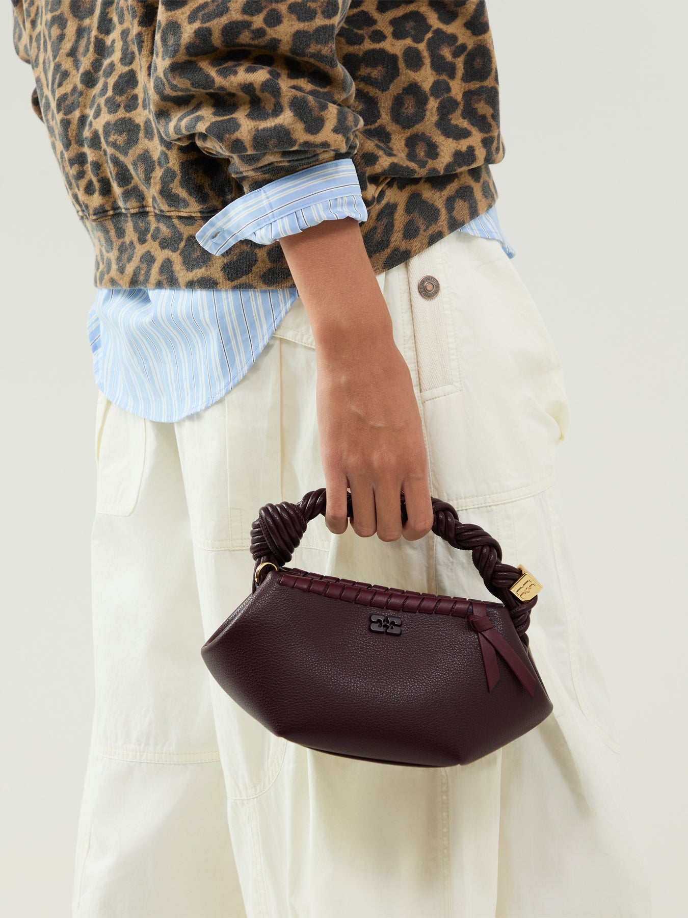 Women's Bou Mini Tressé Clutch Bag