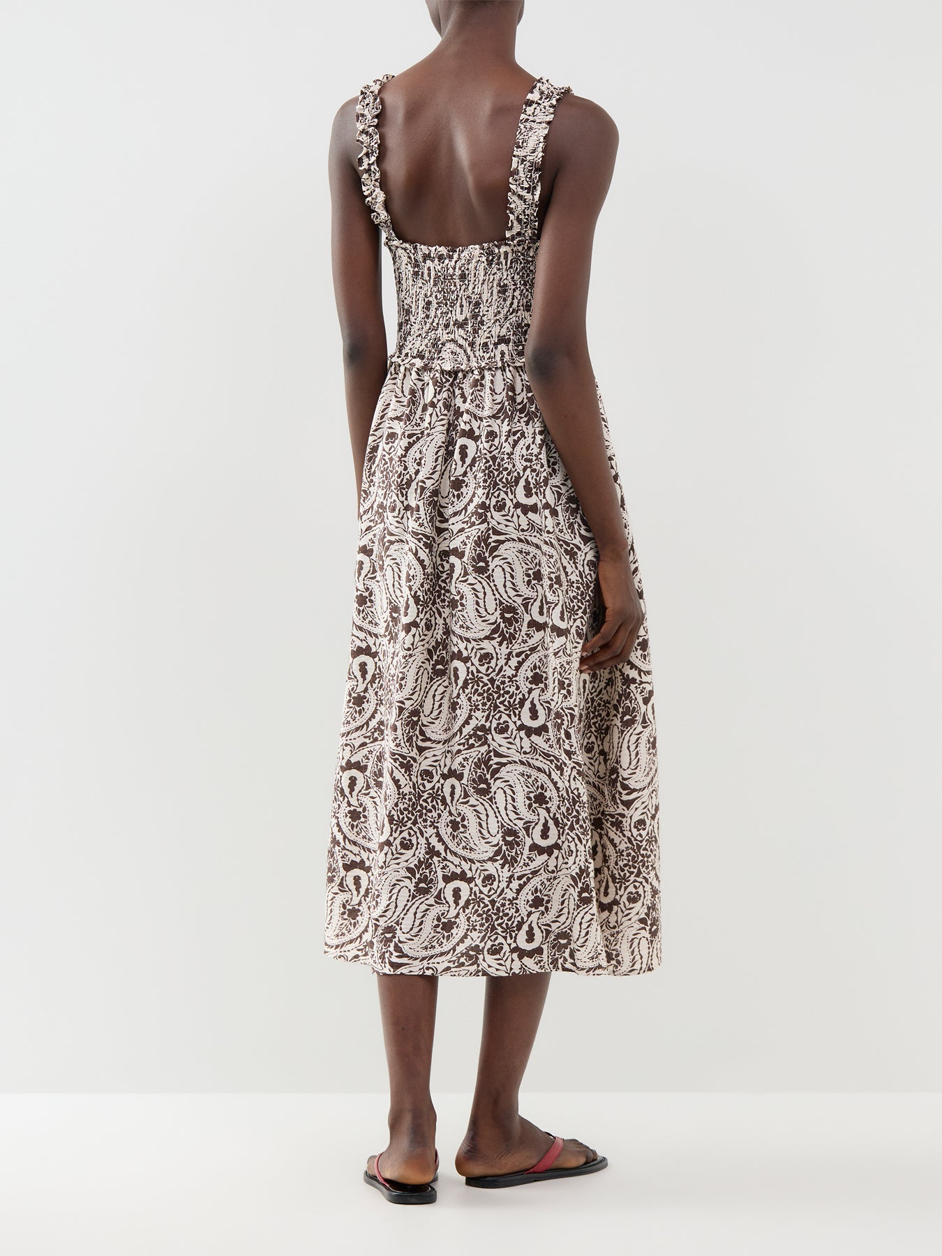 Lumira Smock Midi Dress Multi