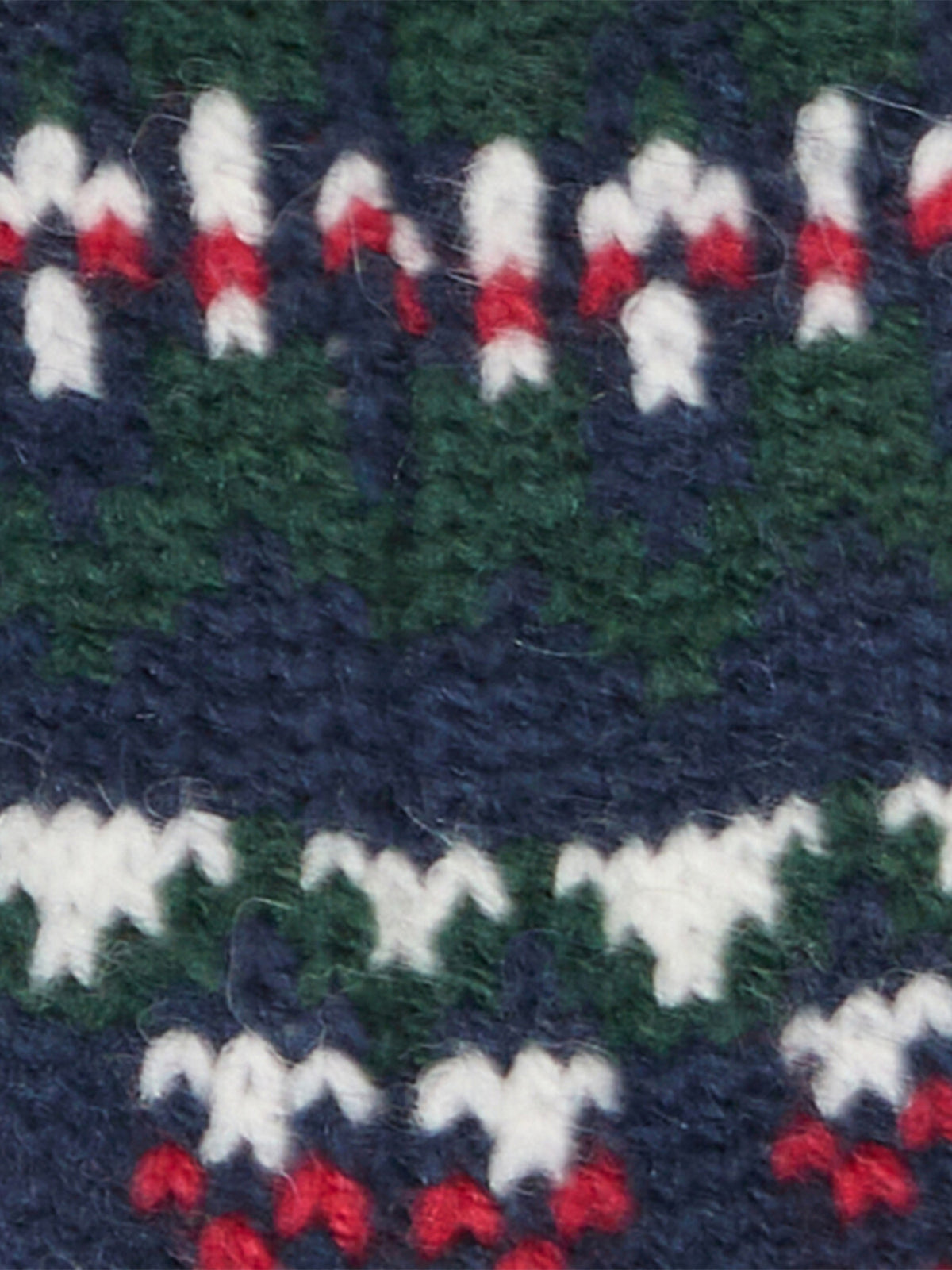 Marlow Fairisle Dog Scarf Festive Navy