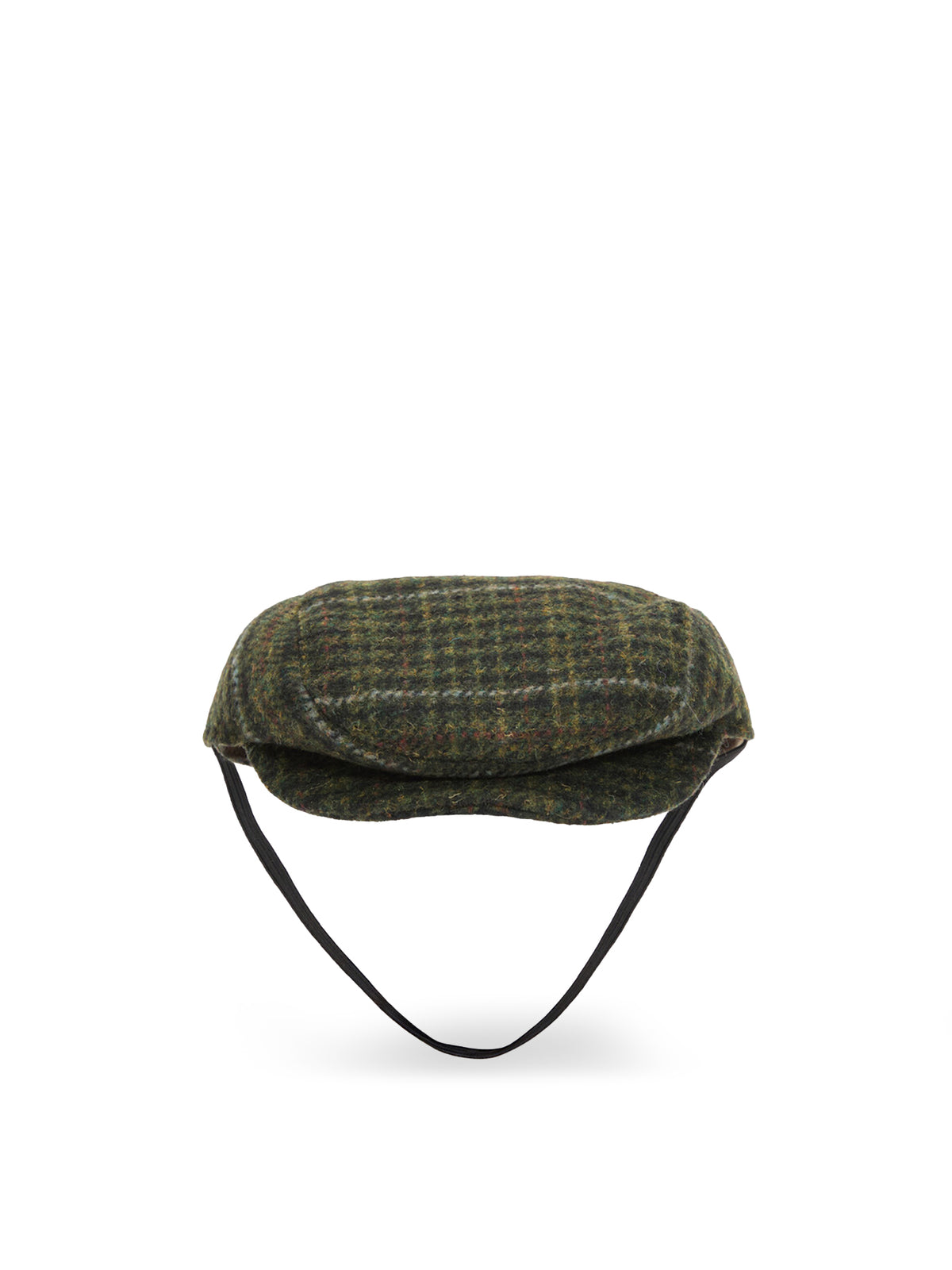 Wilkin Dog Wax Flat Cap Olive Check