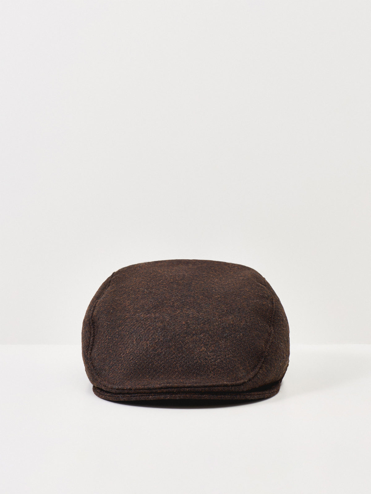 Wool Fenworthy Flat Cap - Brown