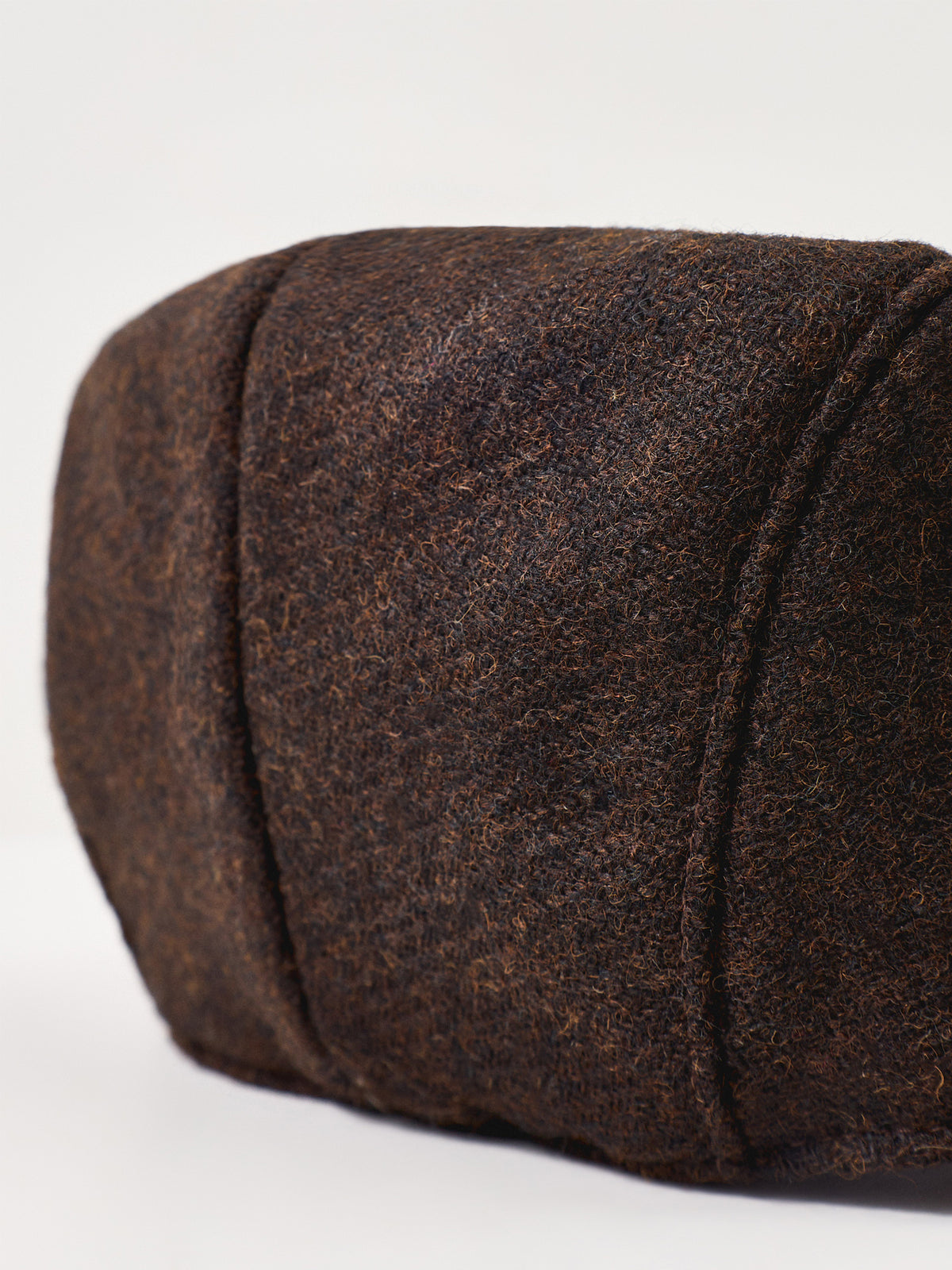 Wool Fenworthy Flat Cap - Brown