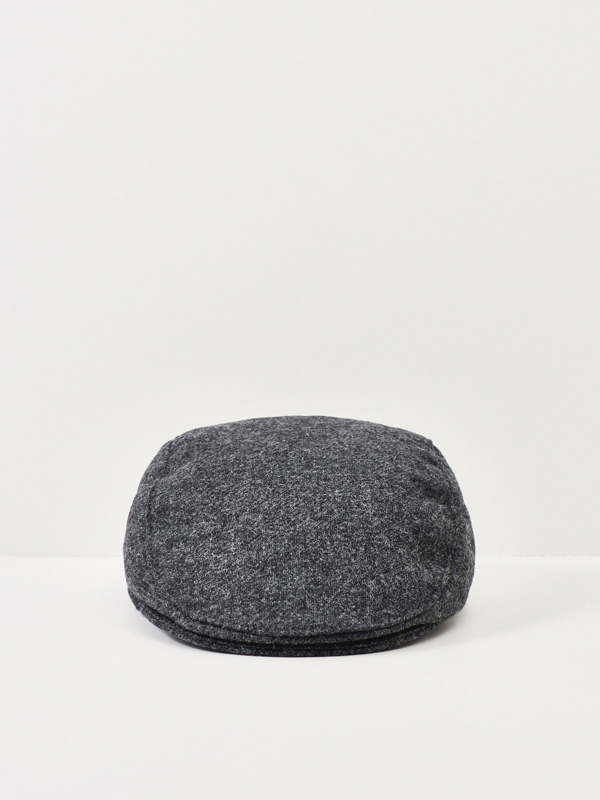 Wool Fenworthy Flat Cap - Charcoal