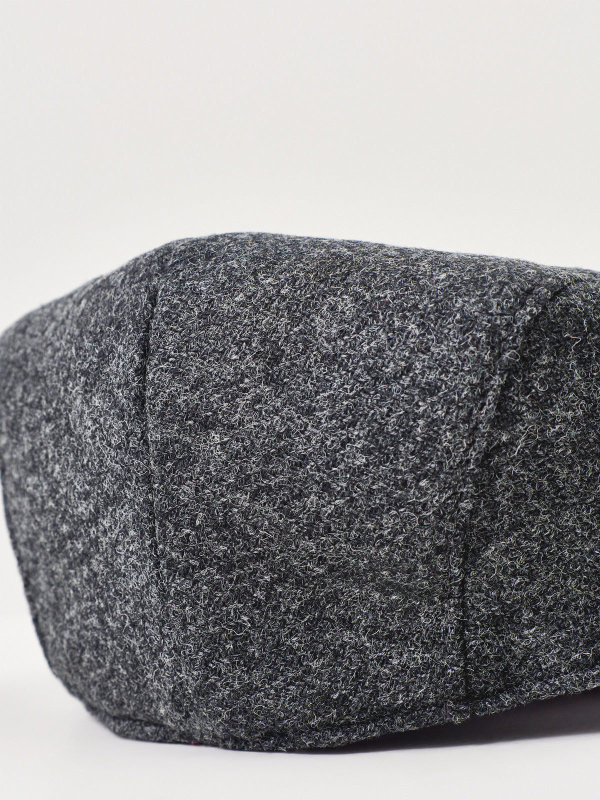 Wool Fenworthy Flat Cap - Charcoal