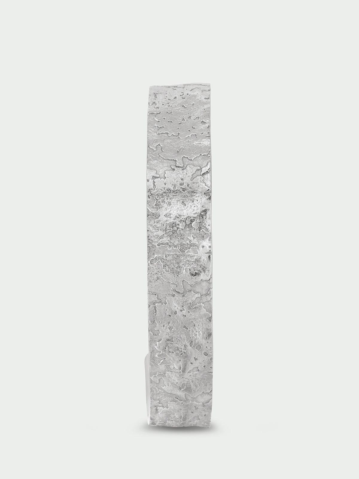 Silver-Plated Textured Bangle