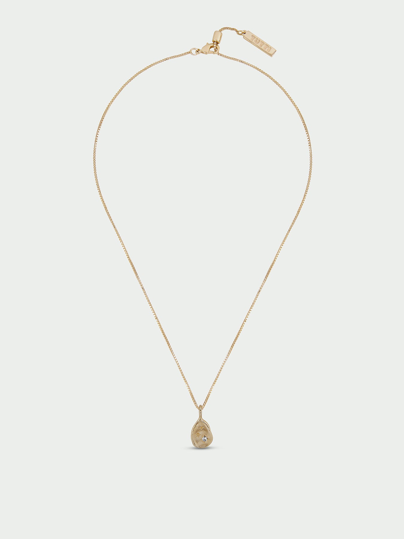Star Disc Pendant Necklace