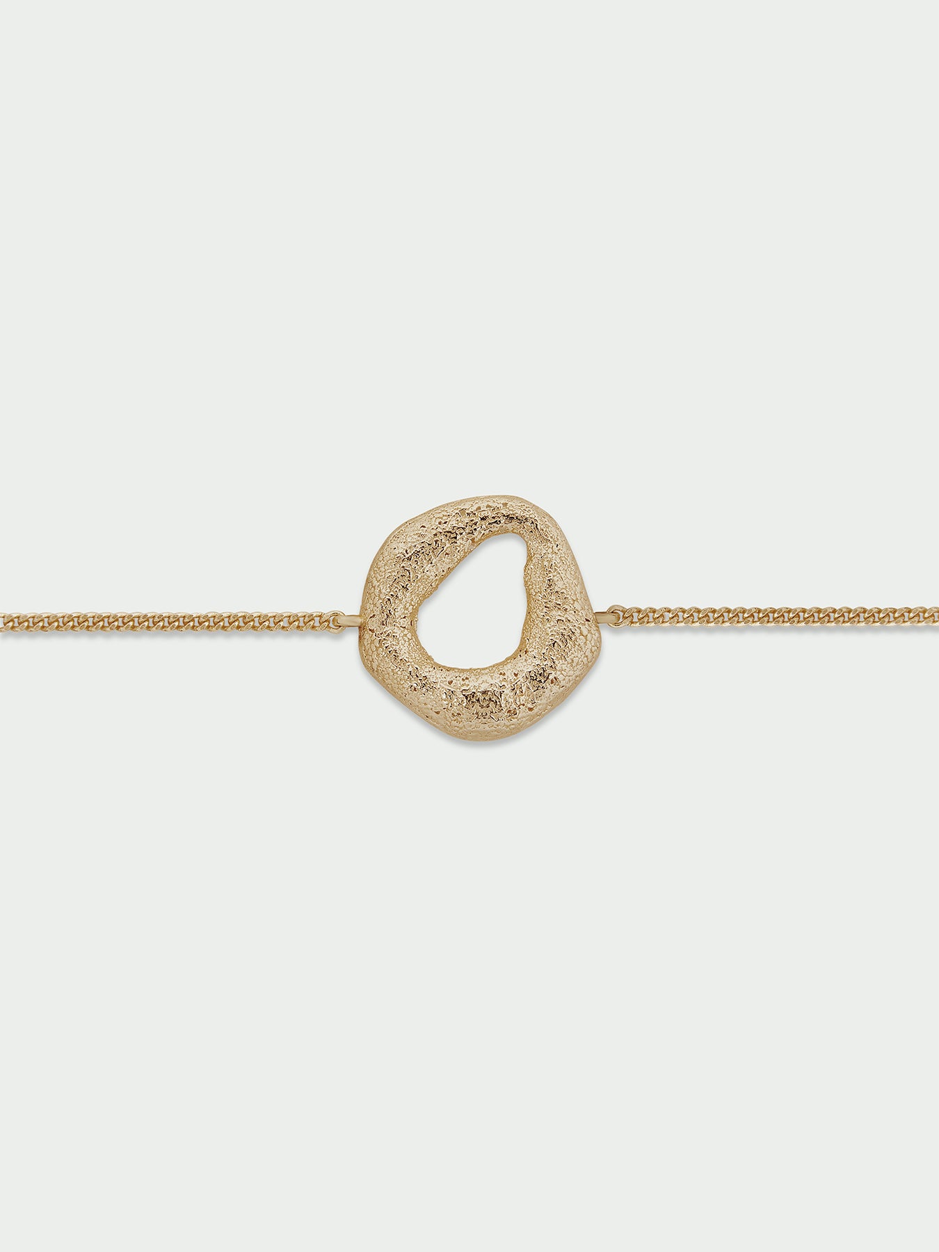 Uneven Open Pendant Bracelet