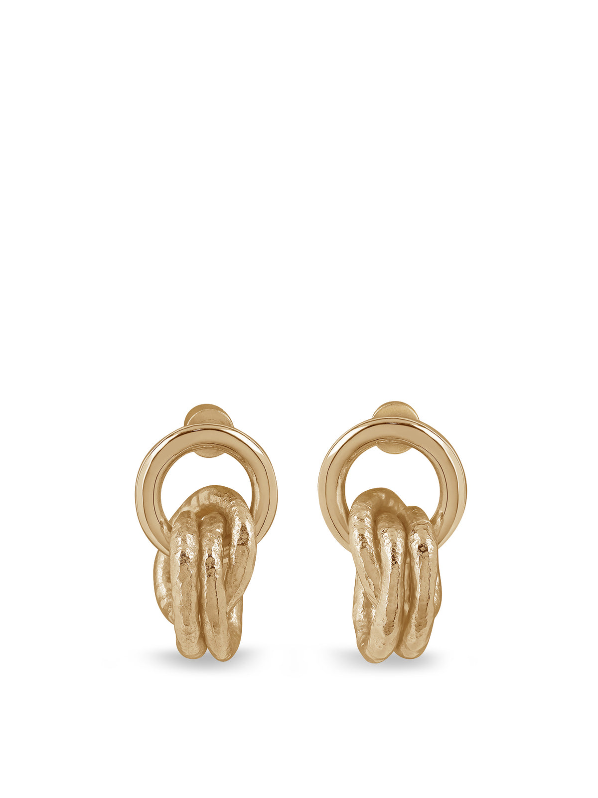 Multi Interlocked Hoop Earrings