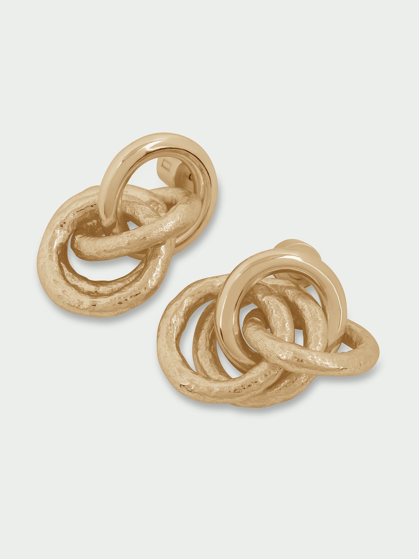 Multi Interlocked Hoop Earrings