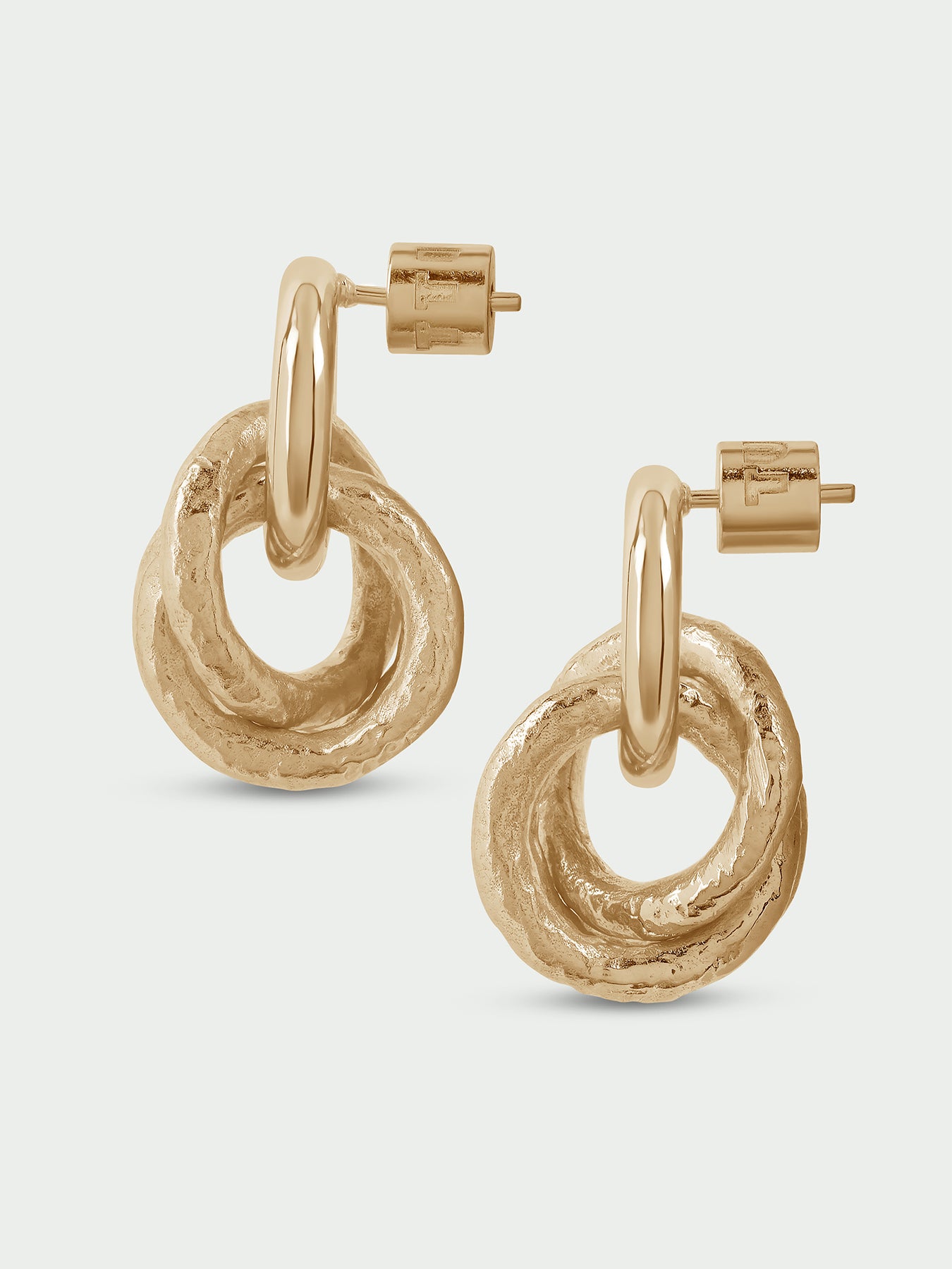 Multi Interlocked Hoop Earrings