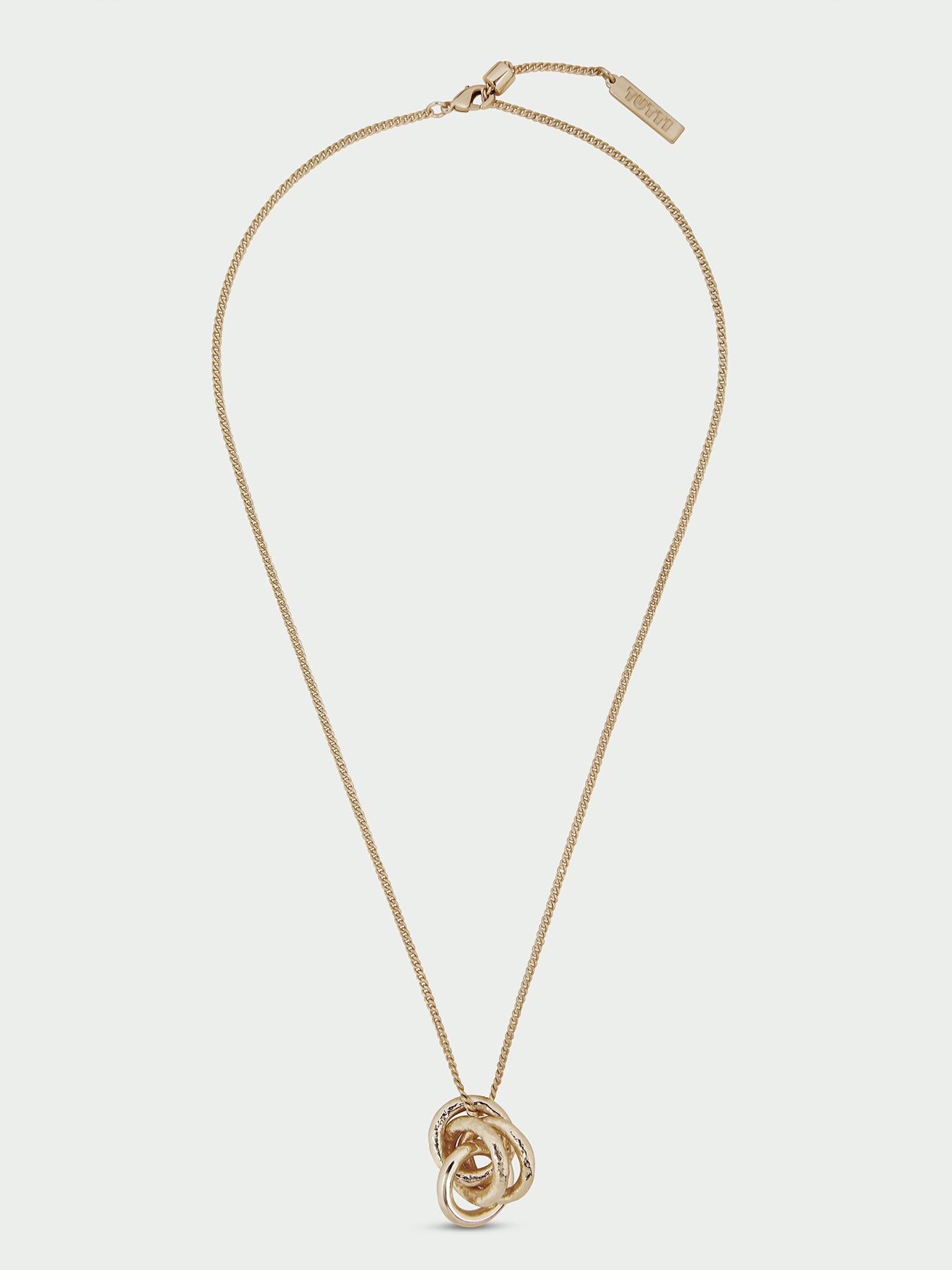 Multi Interlocked Pendant Necklace